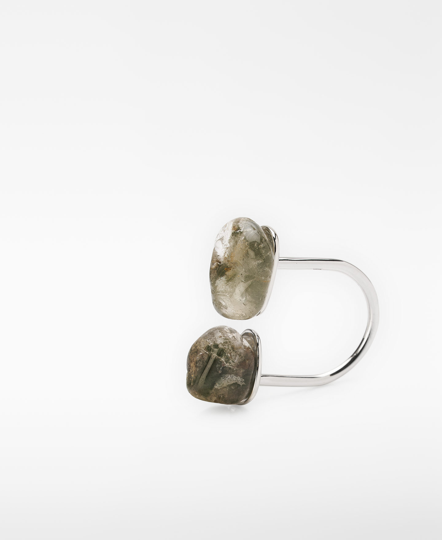 Metal ring with stones image number 2