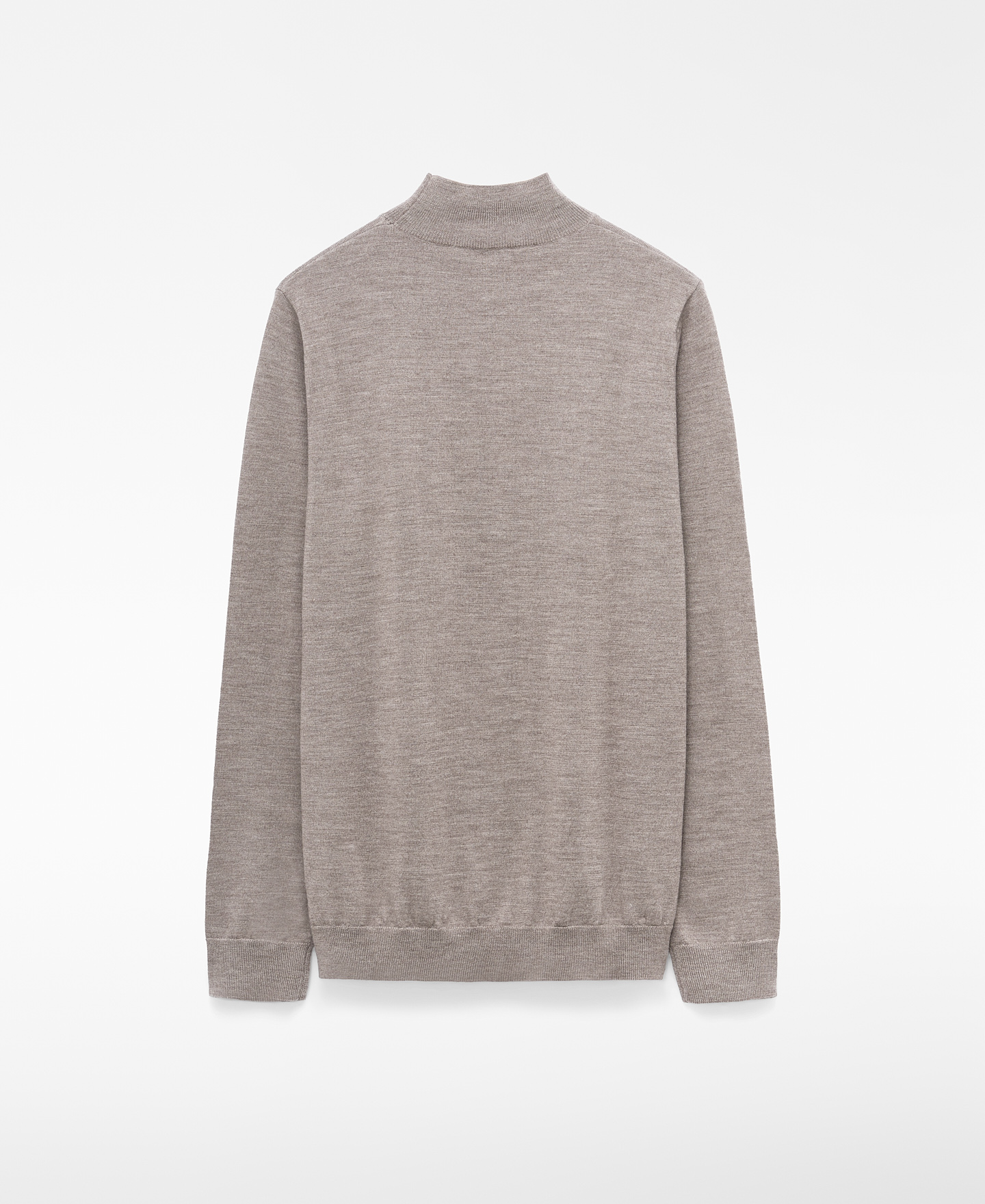 Merino wool perkins collar sweater image number 5