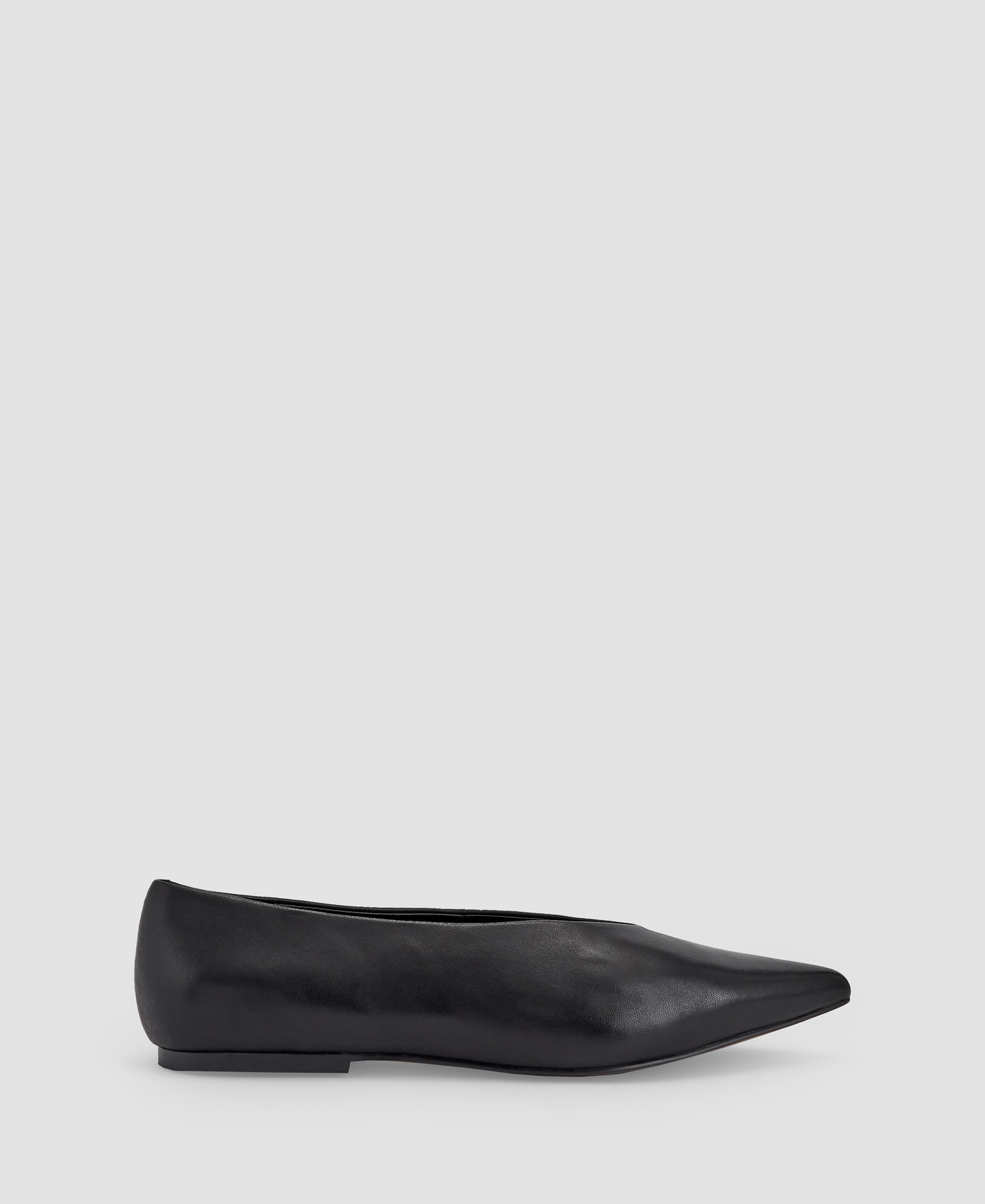 Leather ballet flat image number 0
