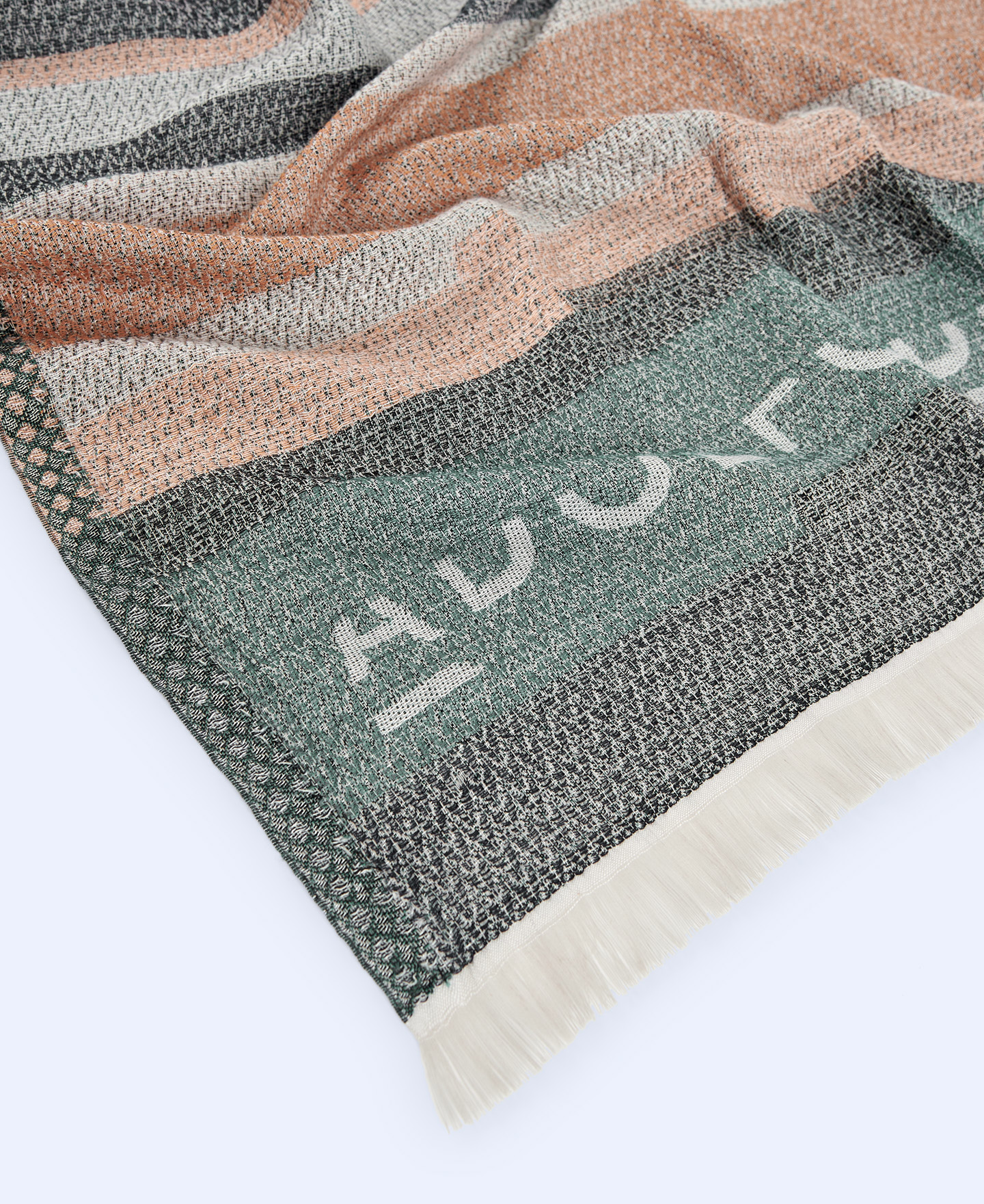 Viscose and cotton printed shawl image number 2