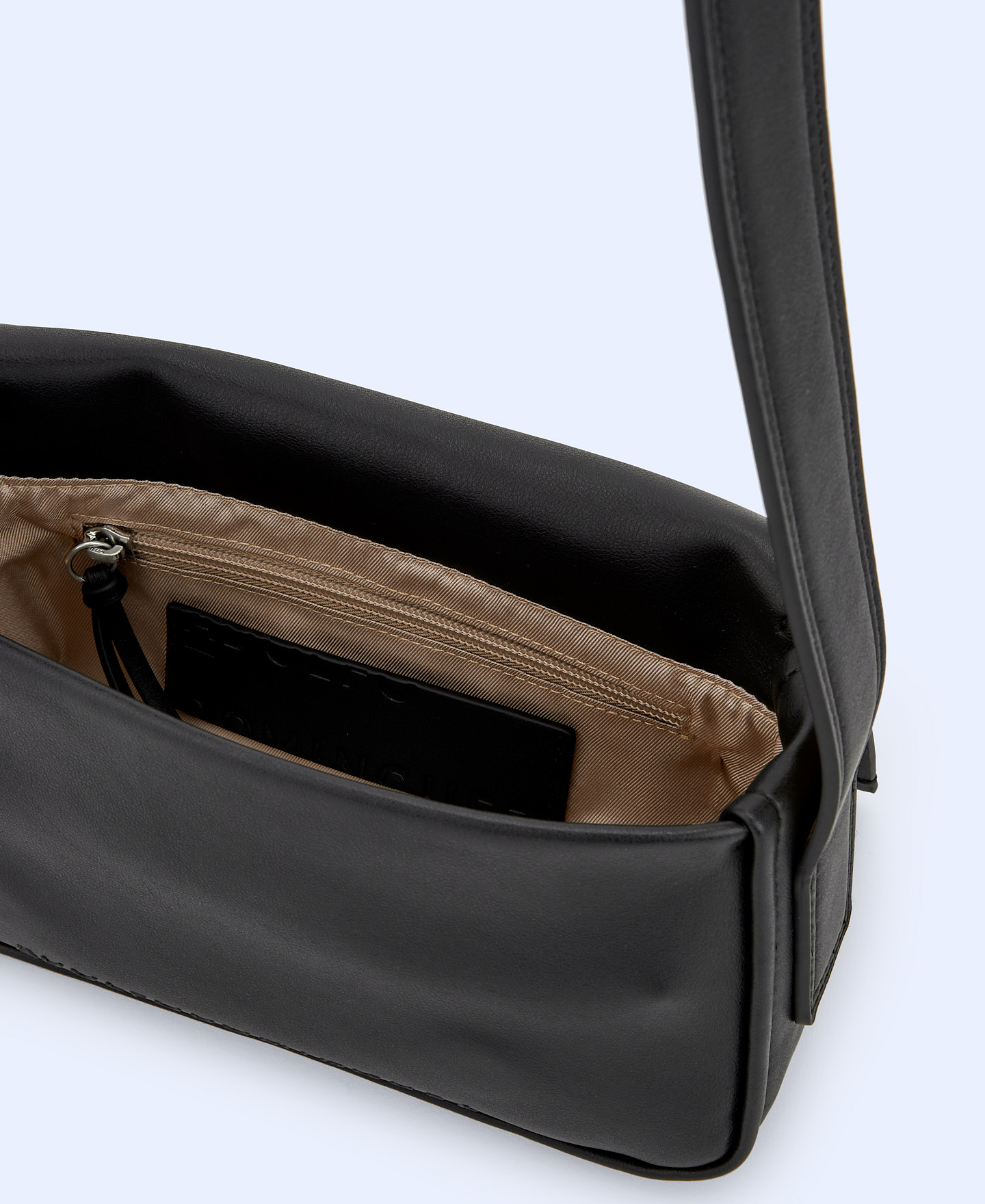 Smooth texture small shoulder bag image number 2