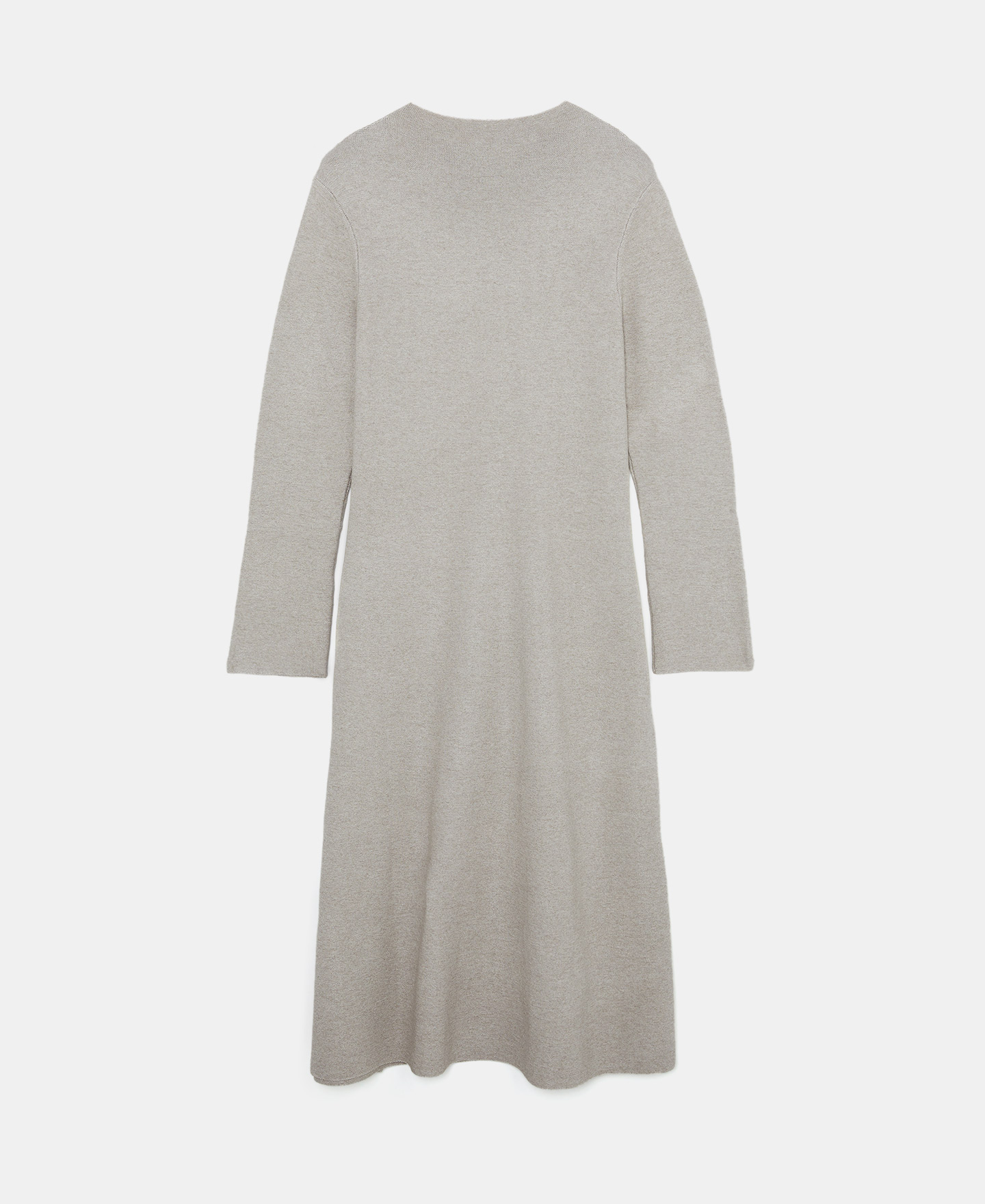 Vestido midi en punto de arroz image number 5