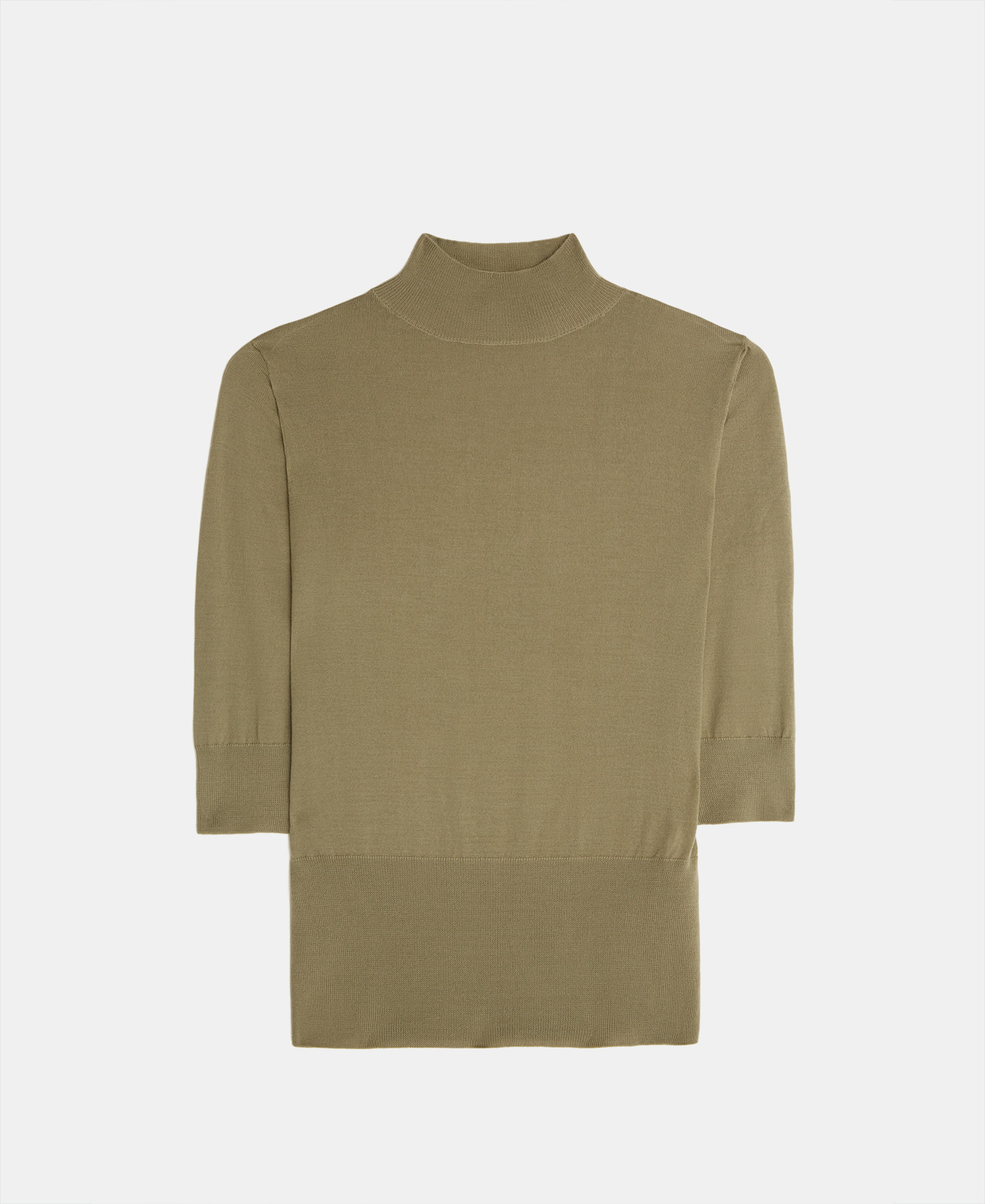 Merino wool perkins collar sweater image number 4