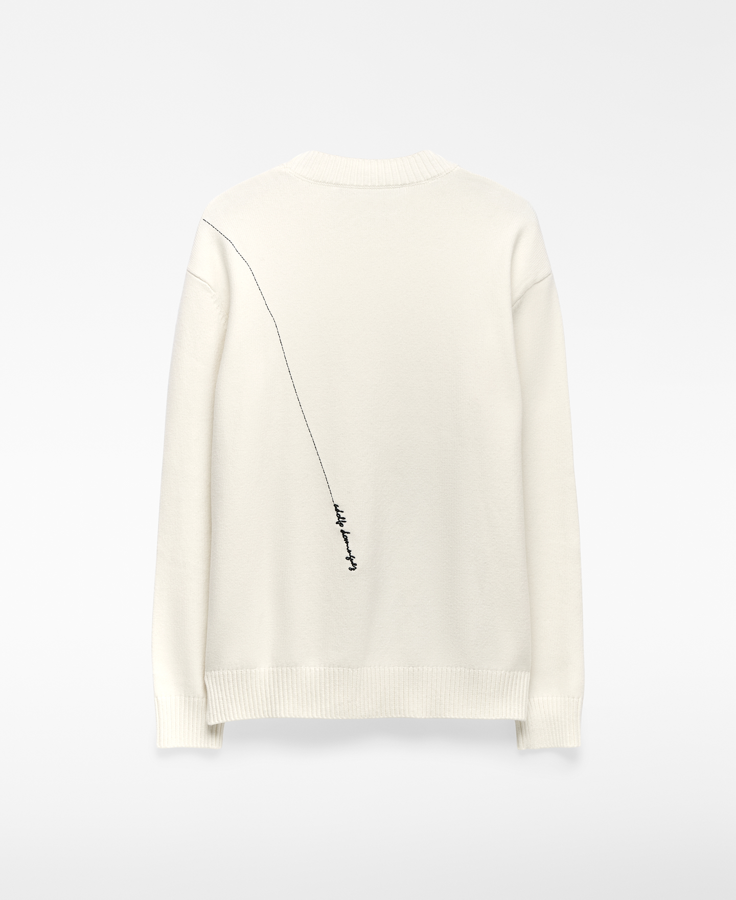 Embroidered sweater man image number 5