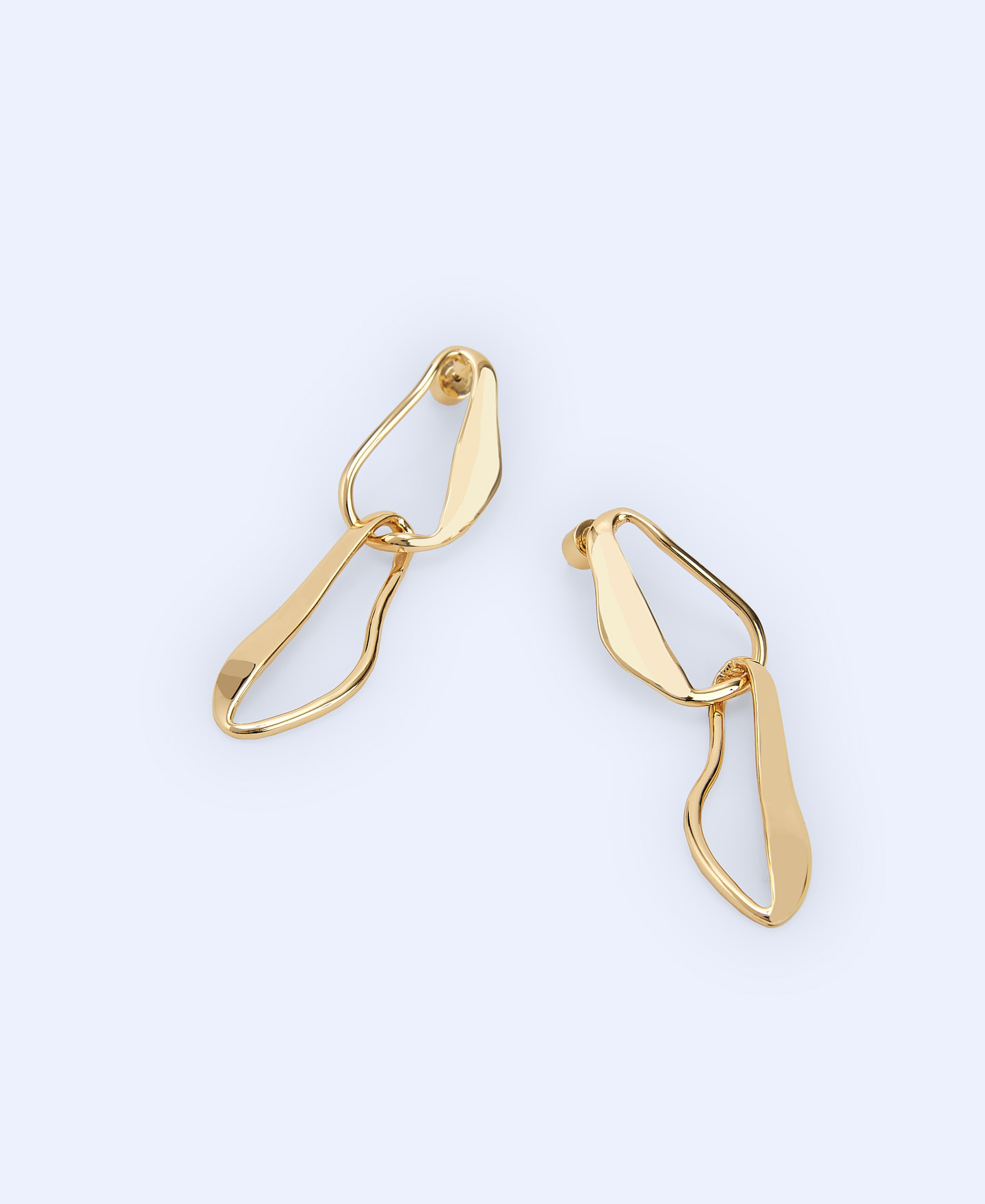 Double Vibrar motif earring image number 1