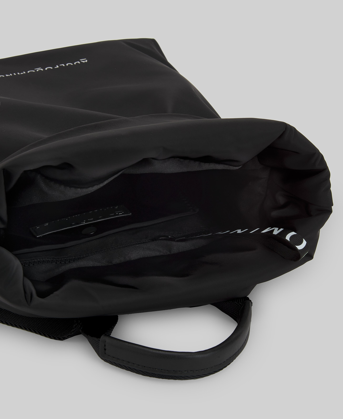 Black medium backpack woman image number 2