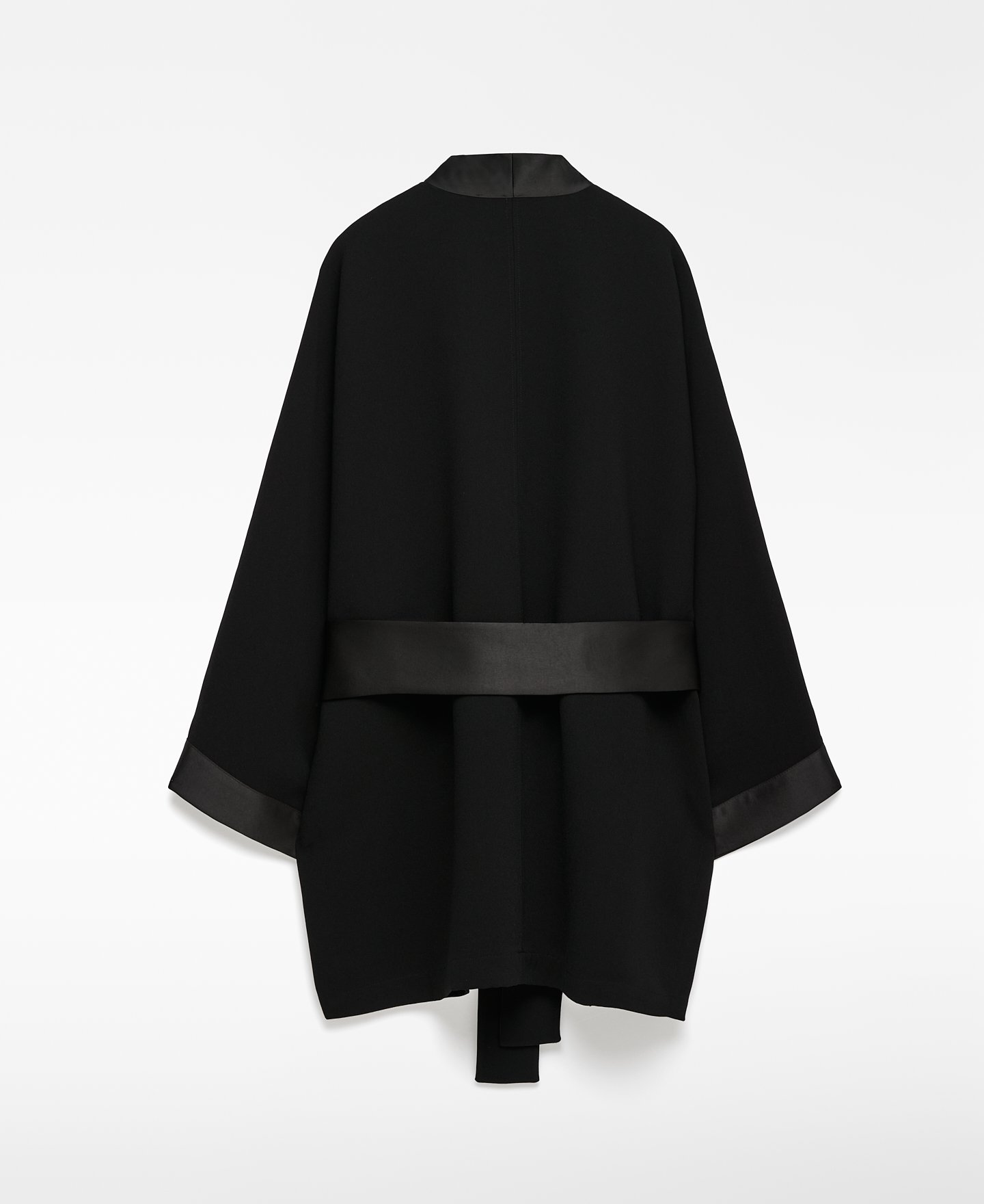 Double fabric kimono with belt image number 1