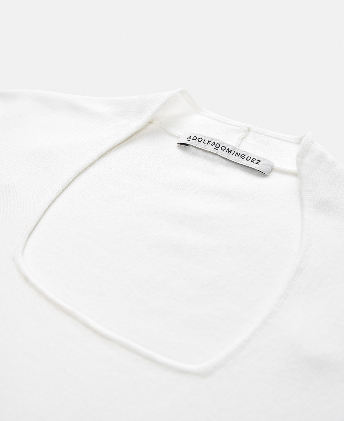 Fine sweater with squared neckline image number 6