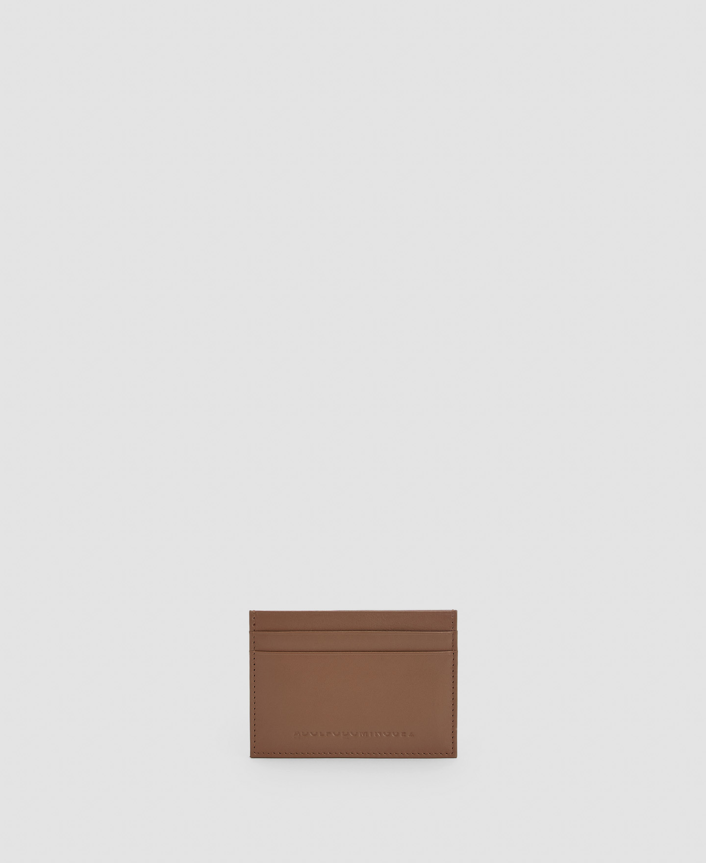 Leather logo card holder image number 0