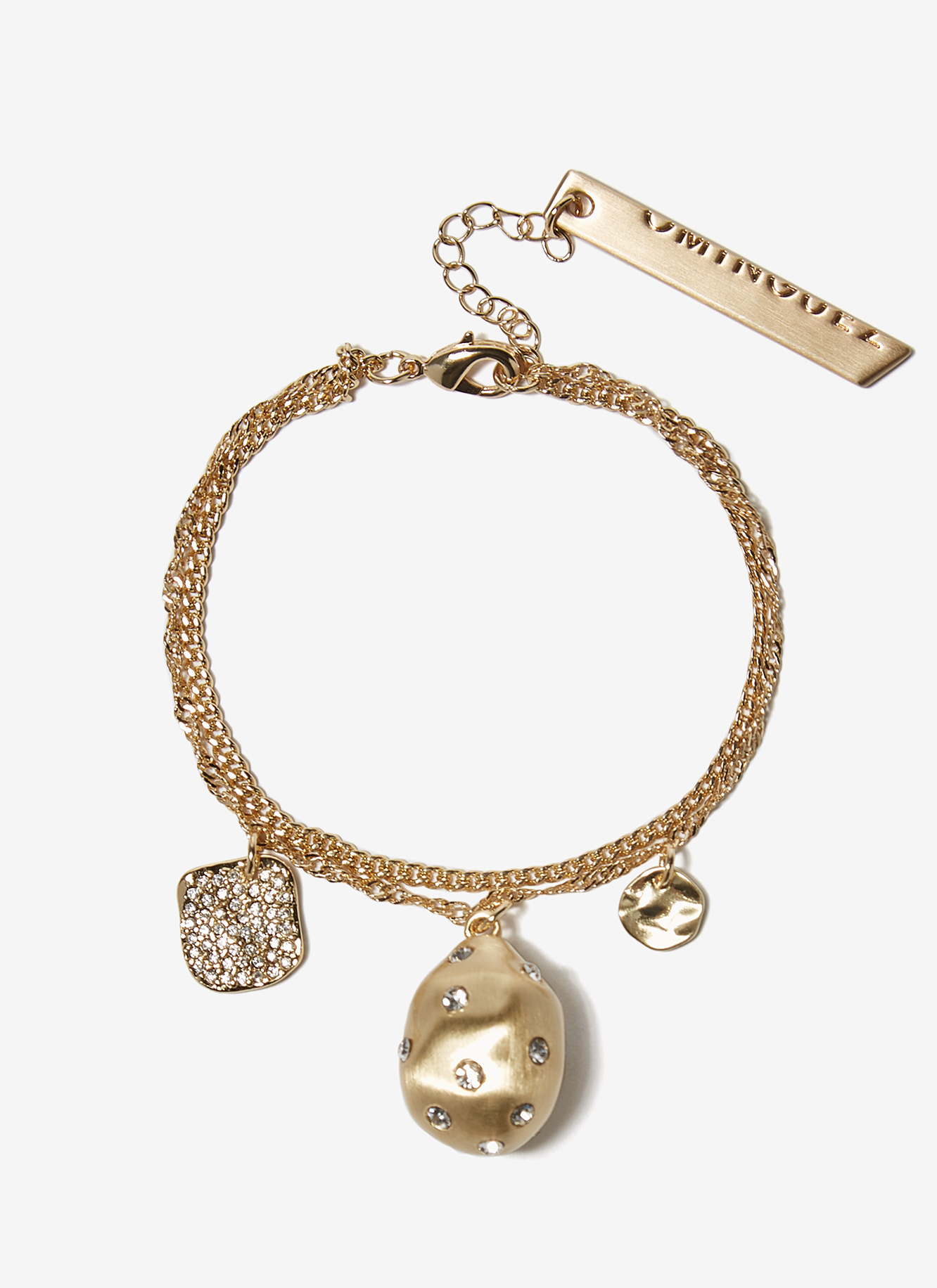 Pulsera multicadena con colgantes image number 0