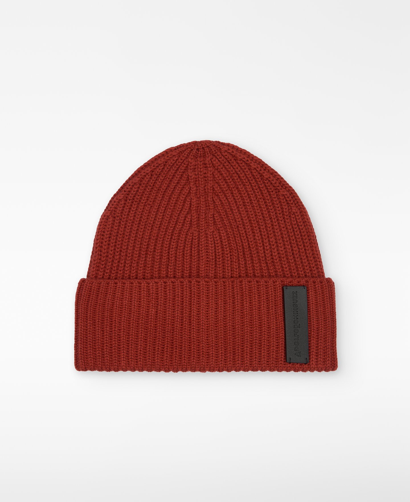 Ribbed knit beanie hat man image number 0