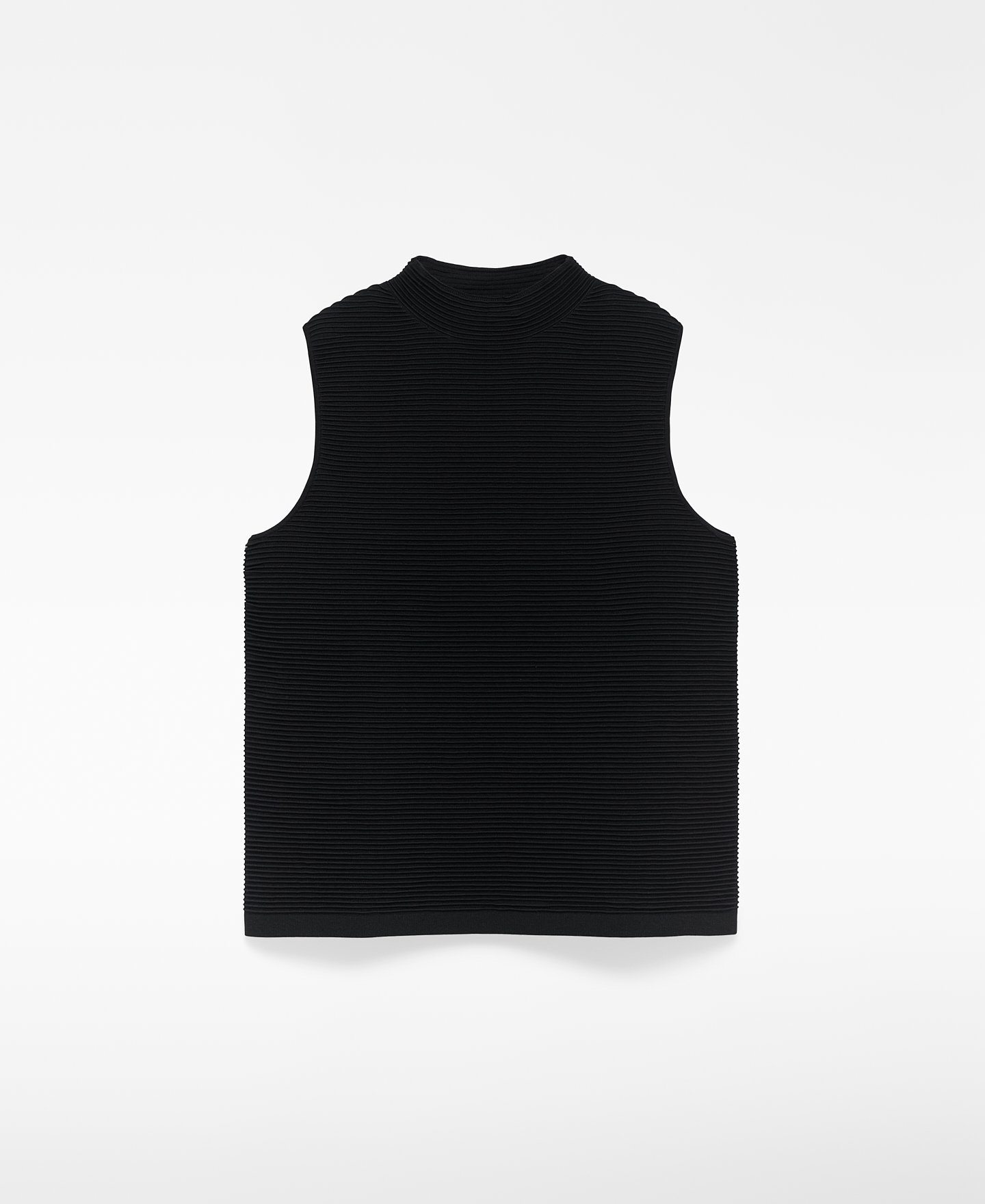 Structured knit top woman image number 4