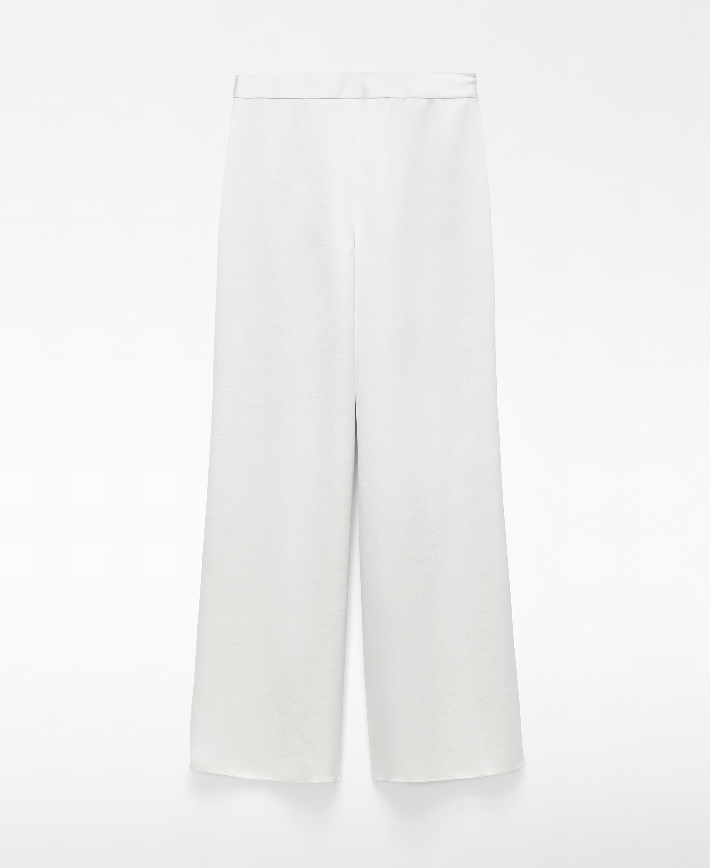 Satin palazzo trousers image number 4