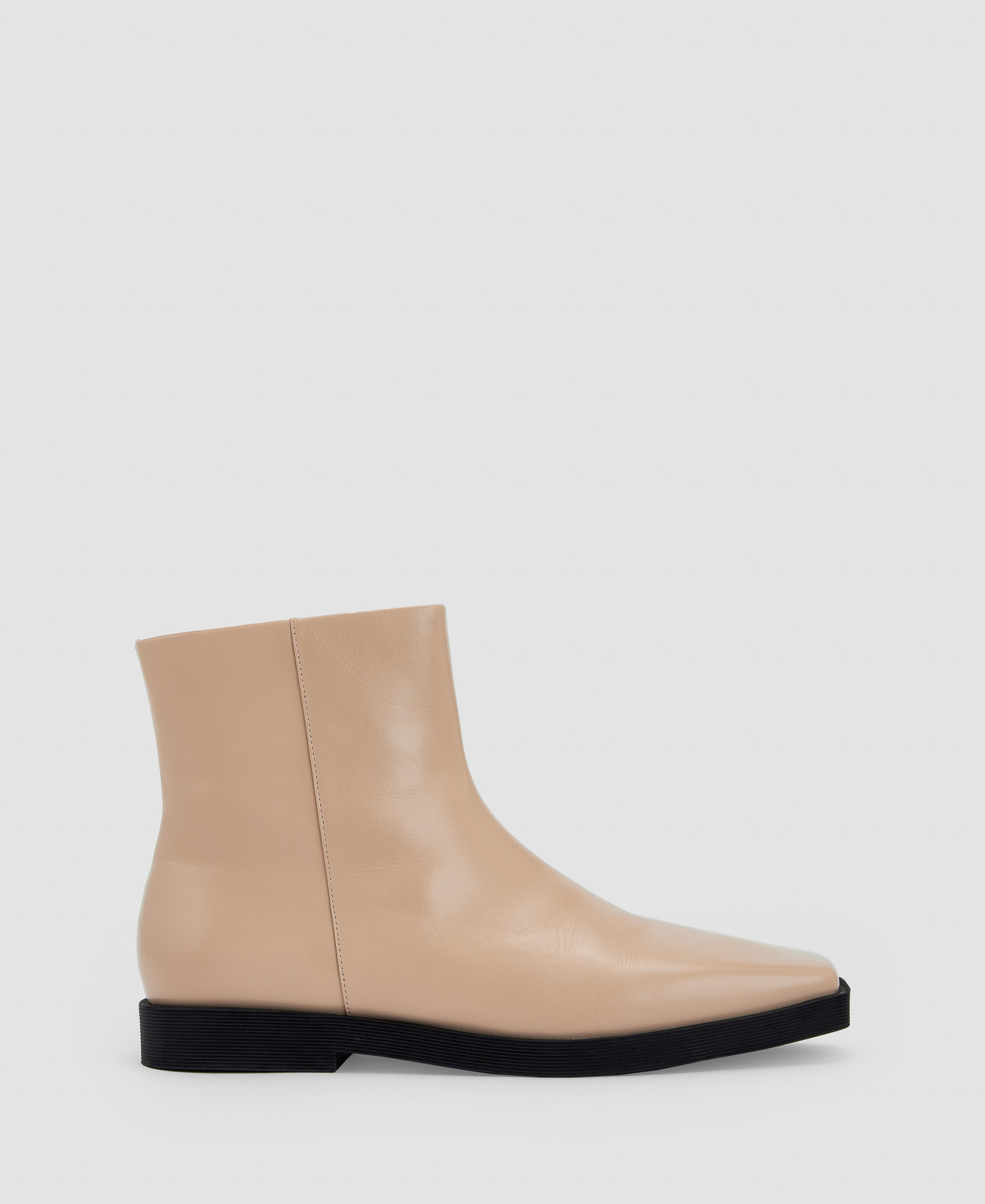 Minimalist leather ankle boots image number 0