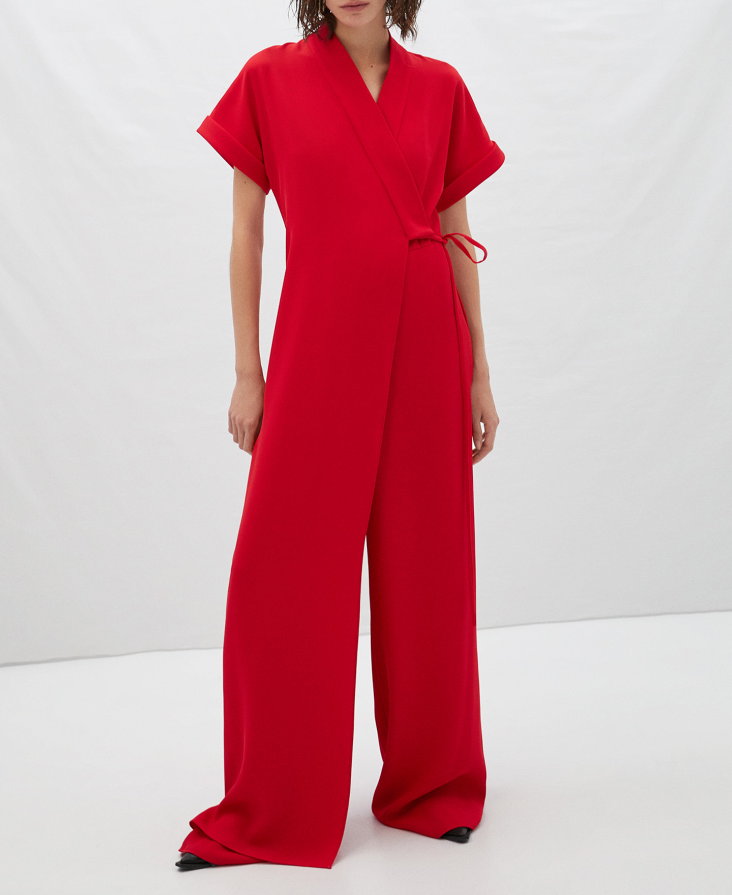 Crossover piece jumpsuit image number 0