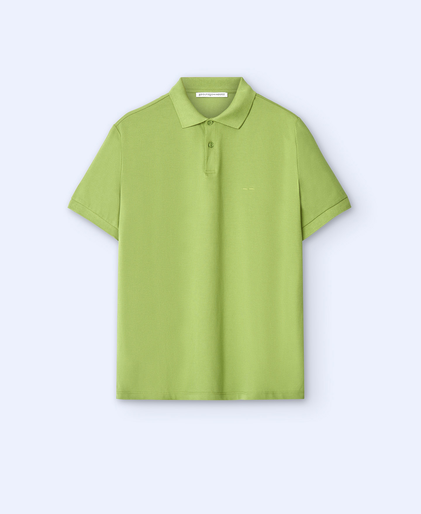 Cotton two button polo shirt image number 4