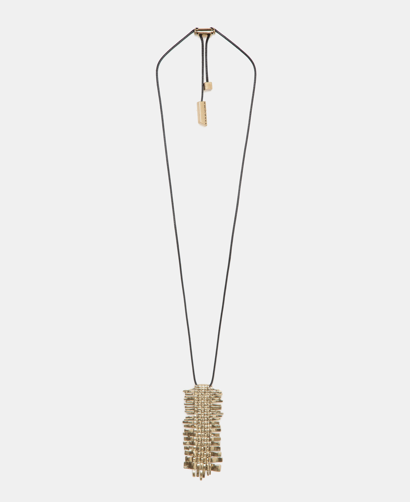 Pendant with irregular braided motif image number 0