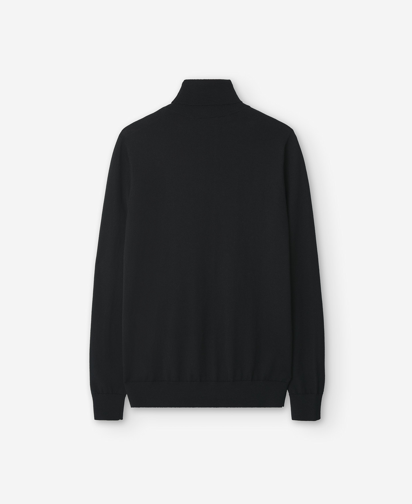 Merino wool turtleneck sweater for men image number 5