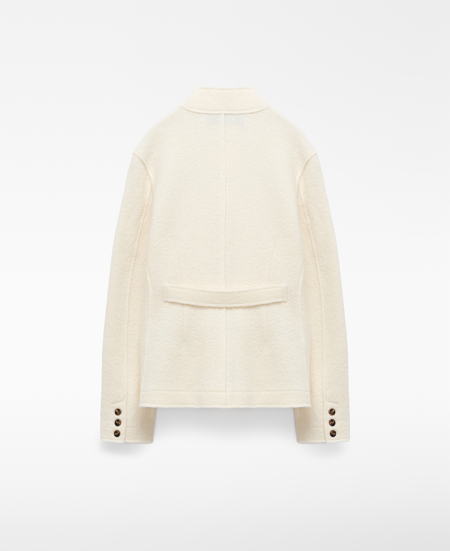 Eng geschnittene Jacke aus Merinowolle image number 5