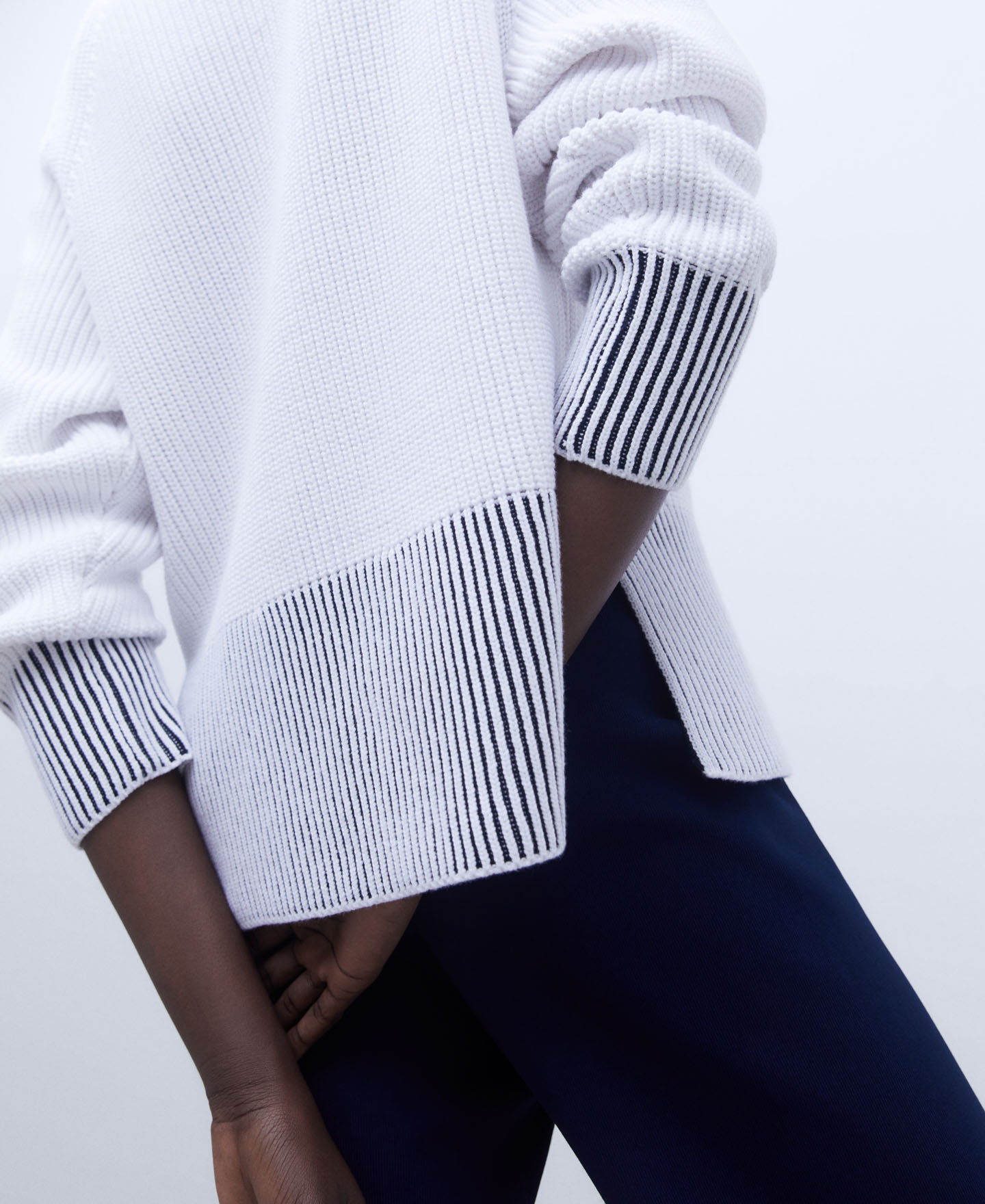 Perkins collar sweater image number 3