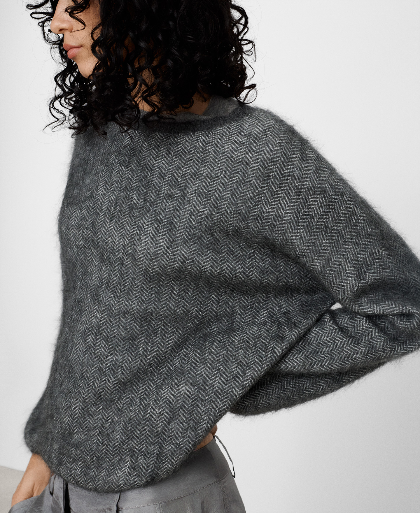 Jersey jacquard espiga con mohair image number 3