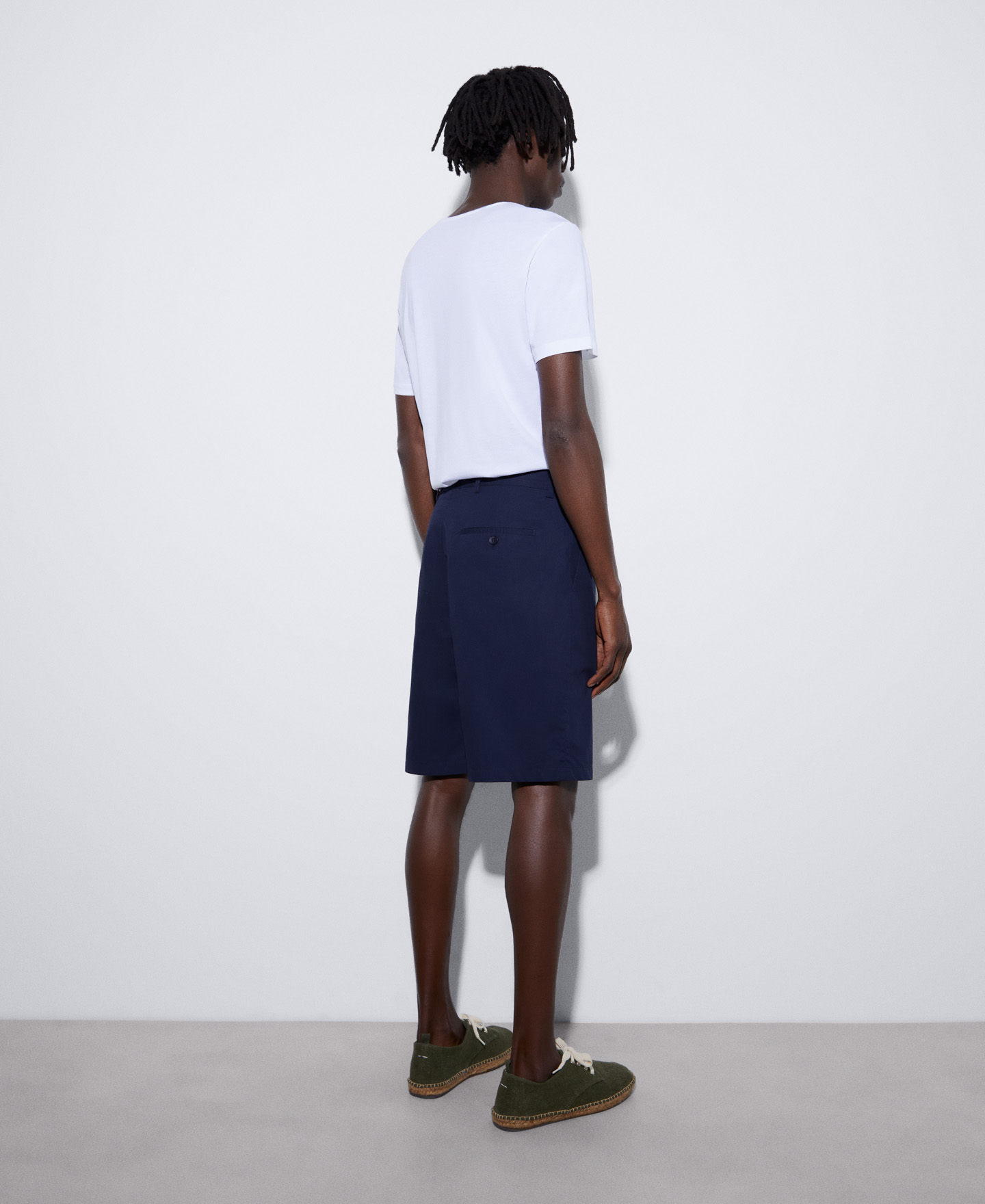 Cotton poplin Bermuda shorts image number 2