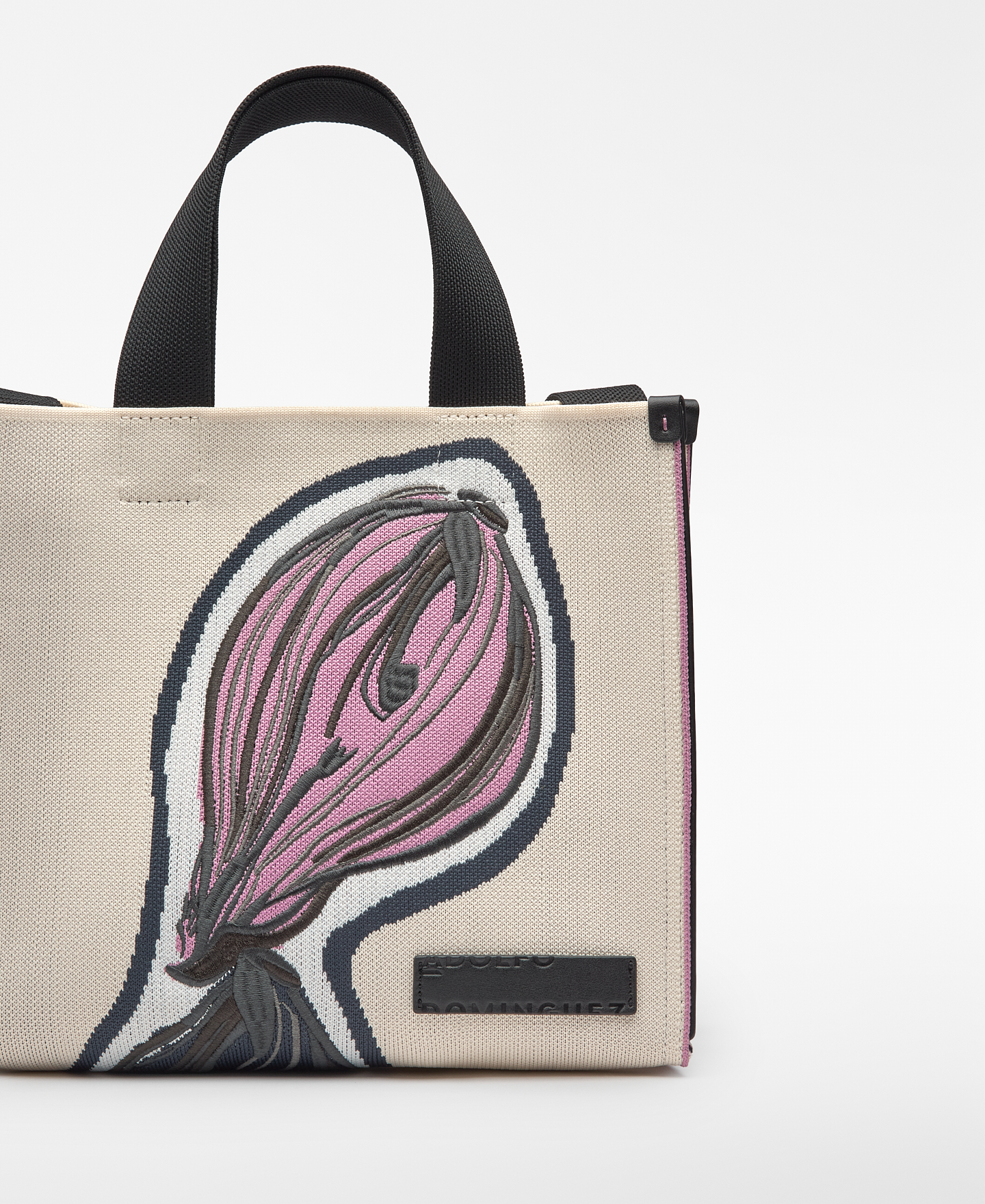 Bolso cuadrado punto bordado image number 2