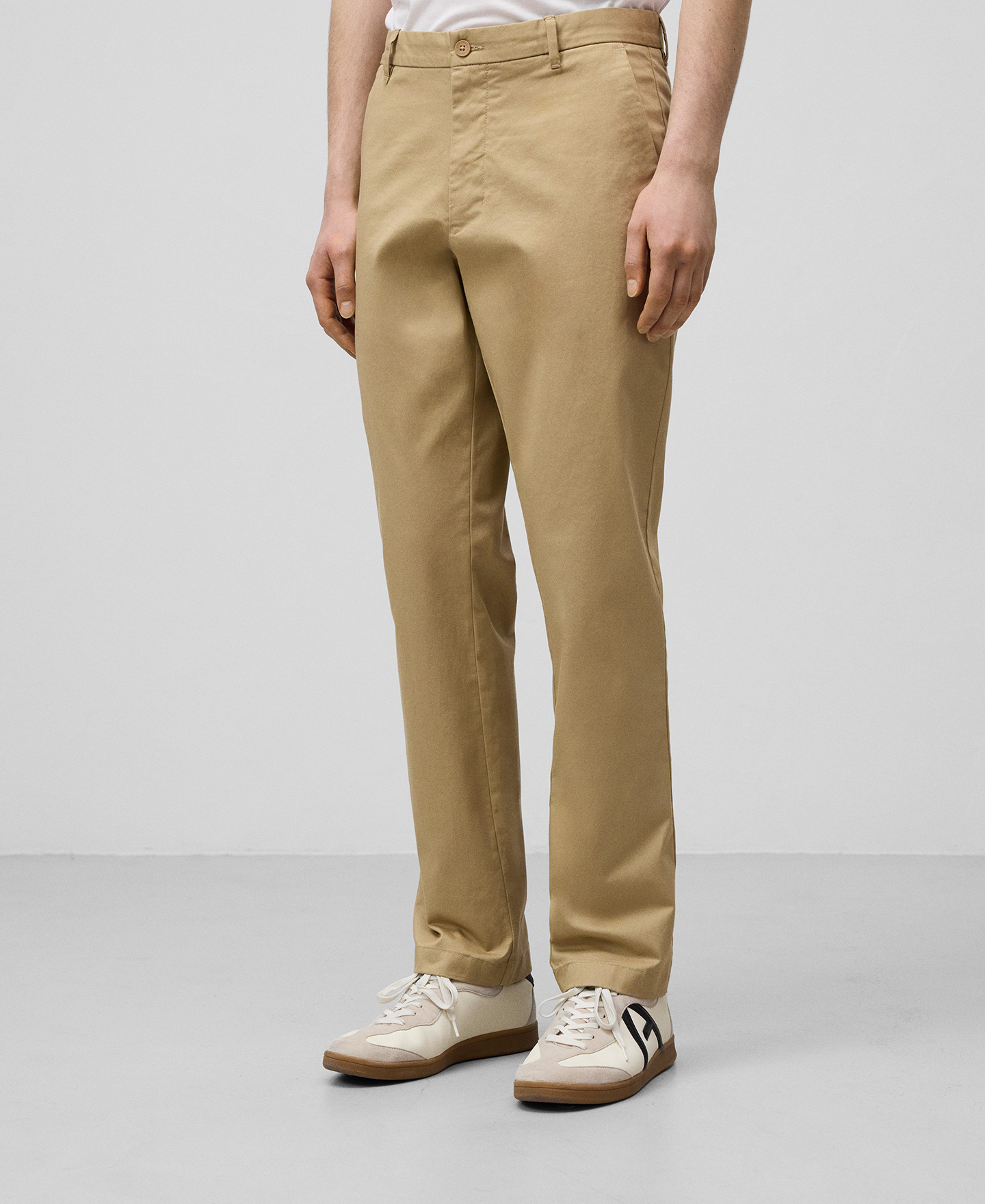 Regular fit chino trousers man image number 0