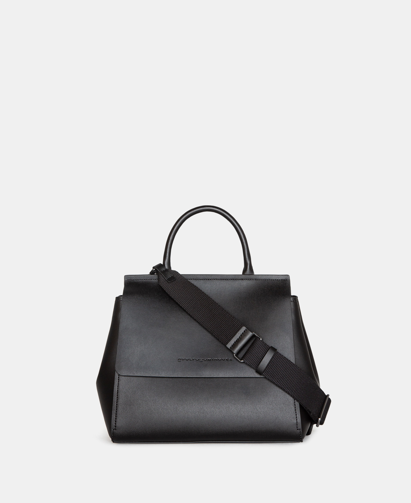 Double handle vachetta shoulder bag image number 0