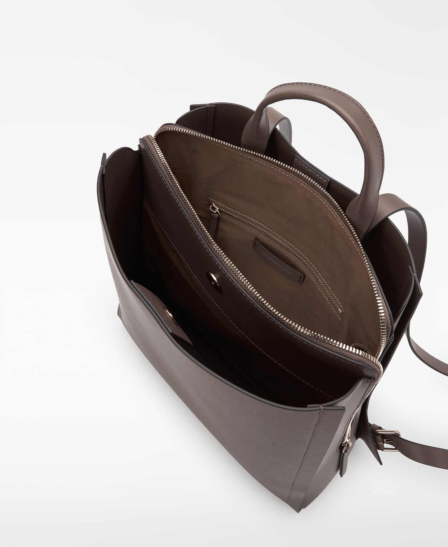 Mica leather backpack image number 3