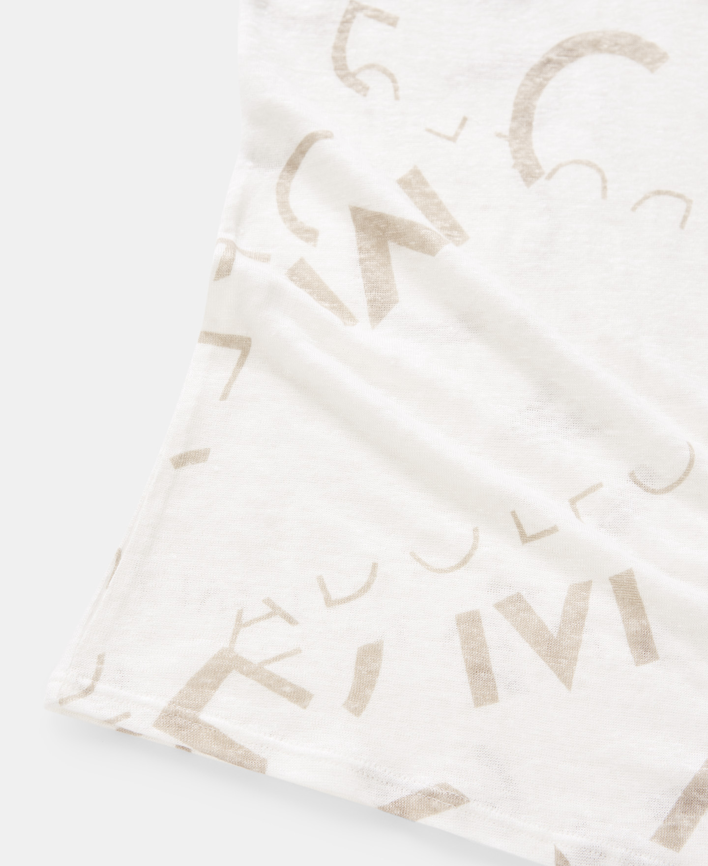 Linen logo t-shirt image number 6