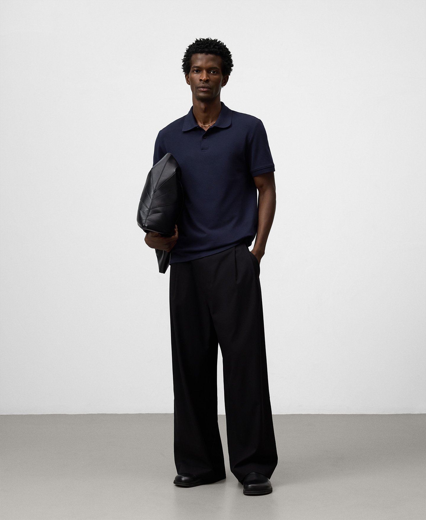 Polo piqué algodón orgánico hombre image number 1