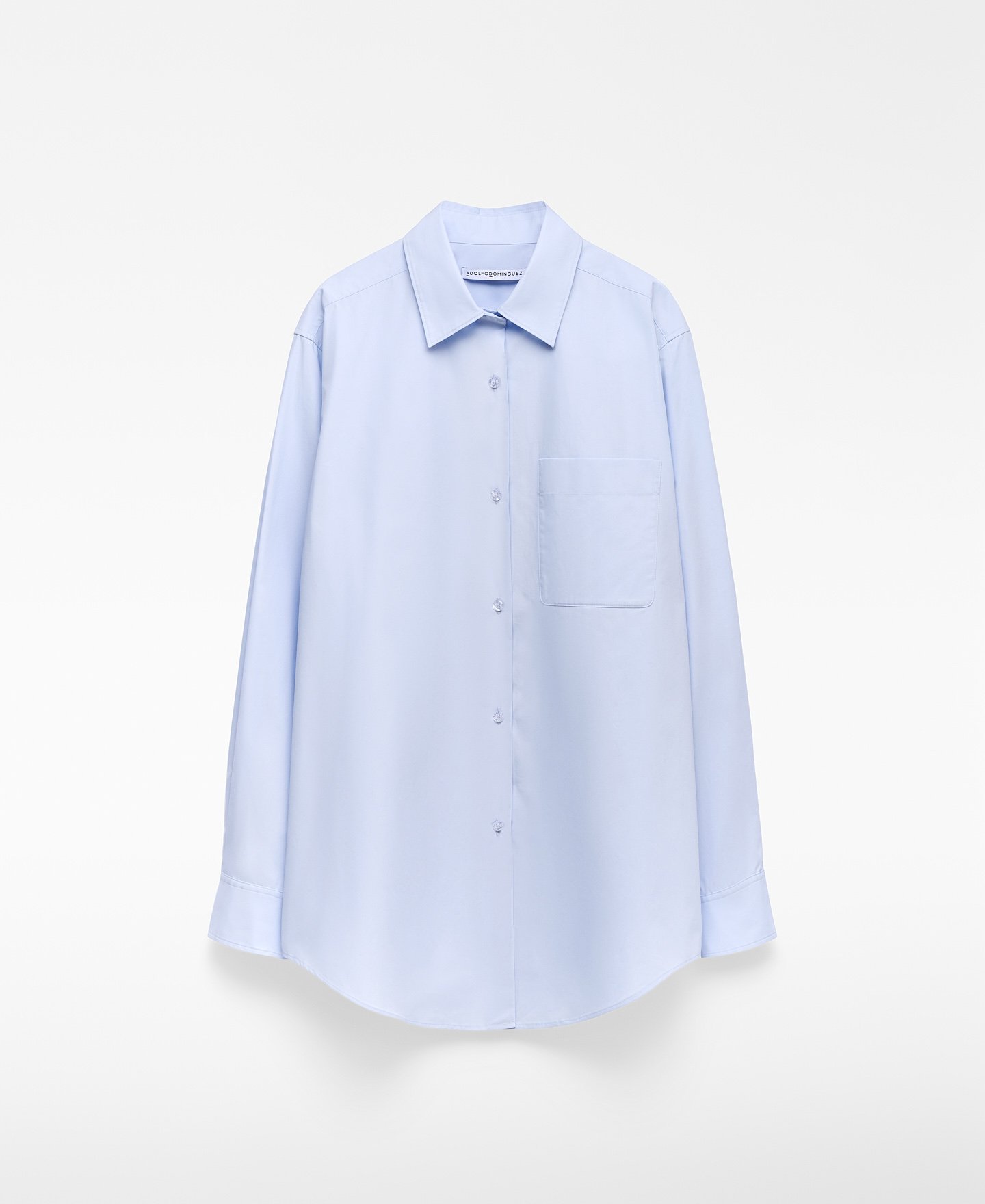 Camisa cuello solapa algodón mujer image number 5