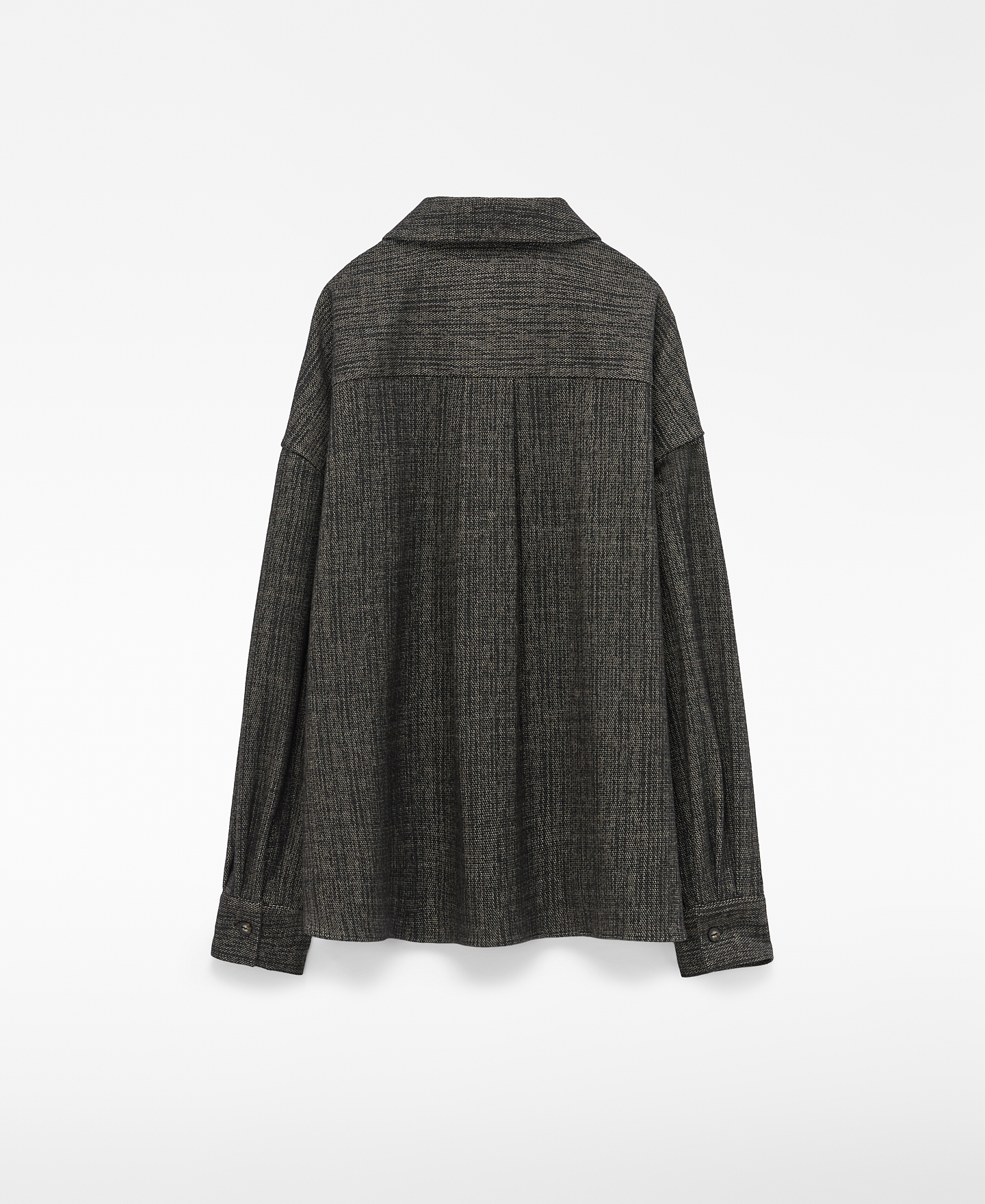 Camisa recta jaspeada image number 6