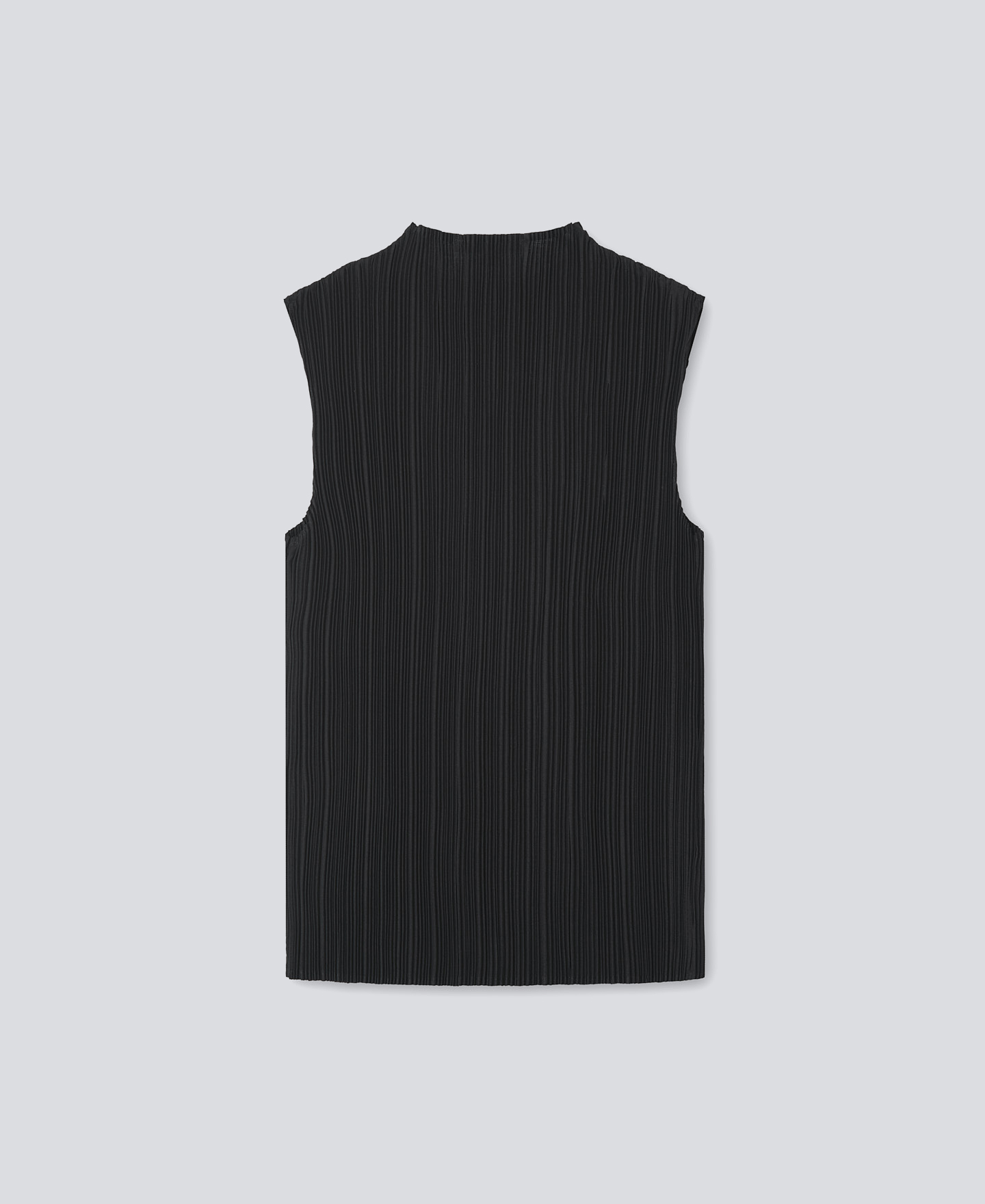 Black top in crinkle for women image number 5