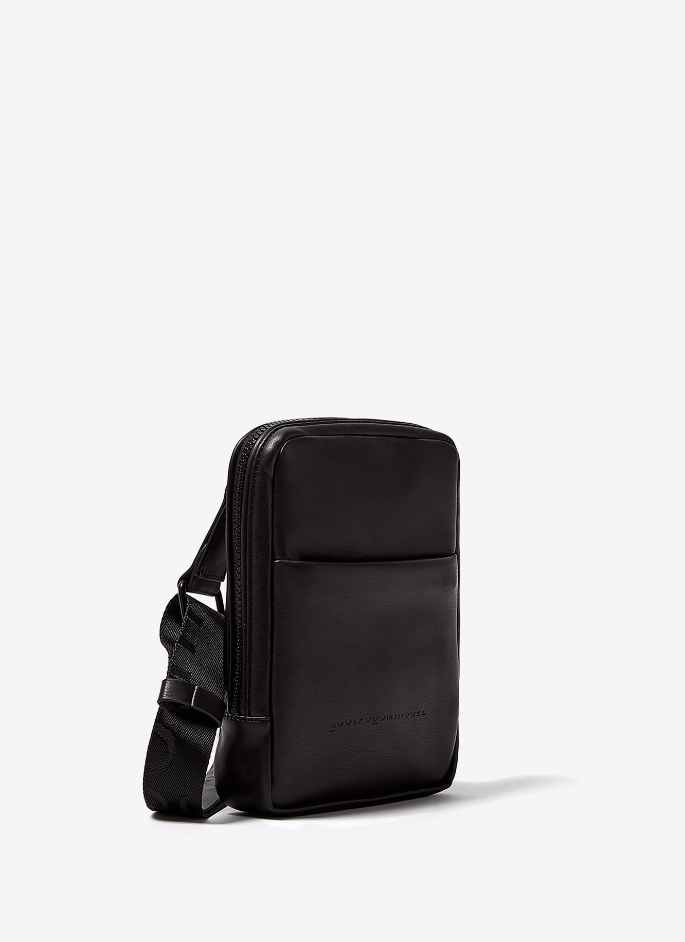 Crossbody bag with logoed strap image number 1