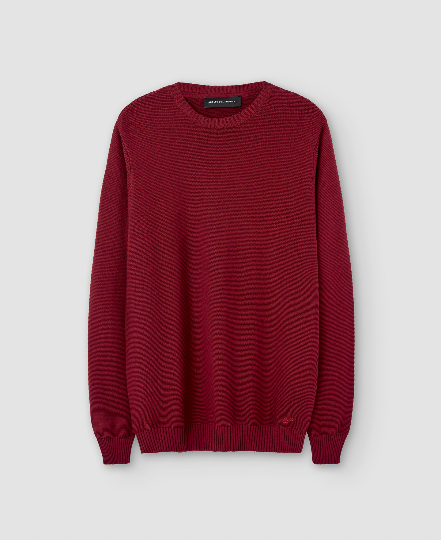 Cotton crew neck sweater image number 4
