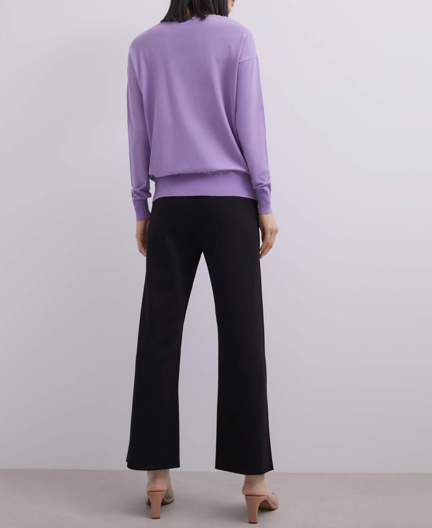 Oval neckline sweater image number 1