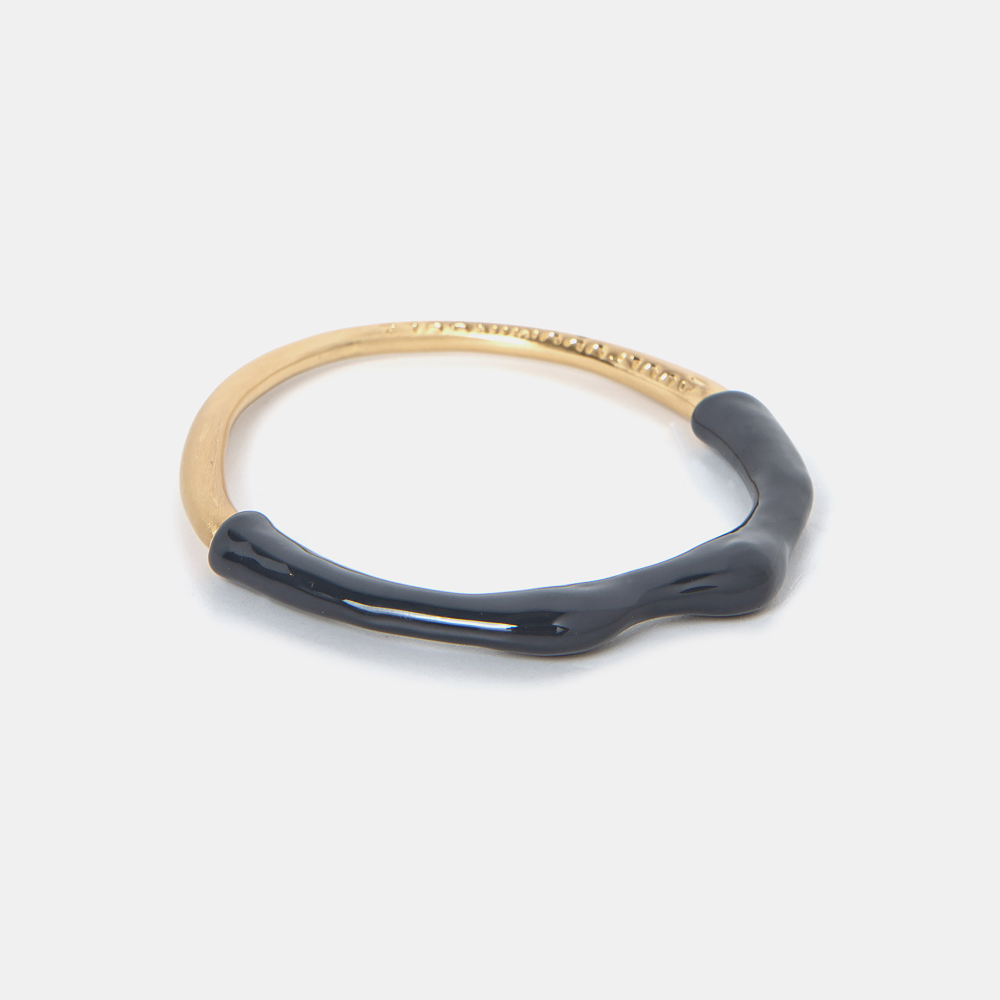 Resin and metal bracelet image number 1