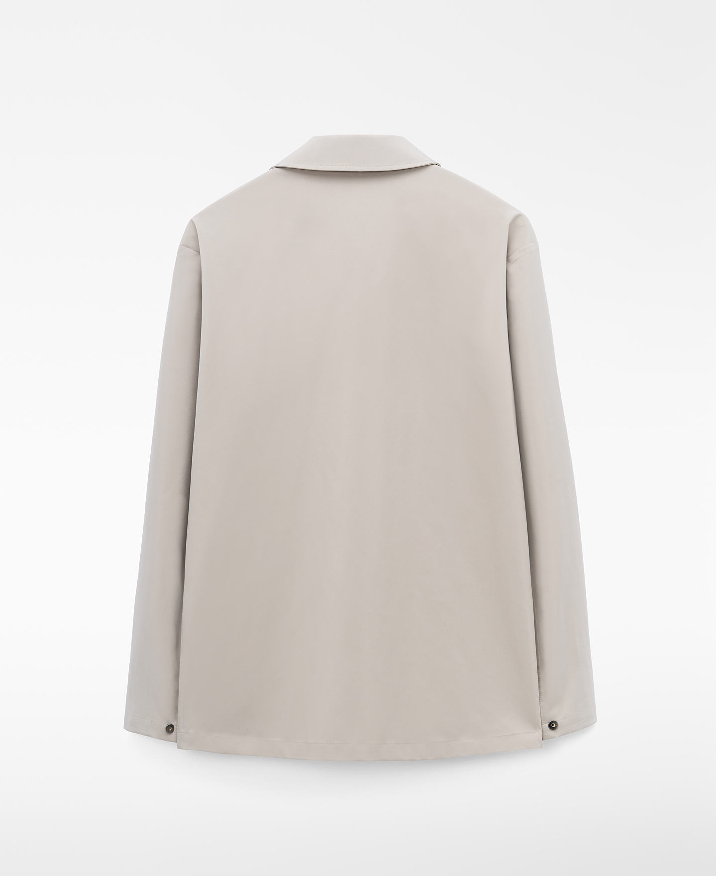 Nylon spread collar jacket image number 7