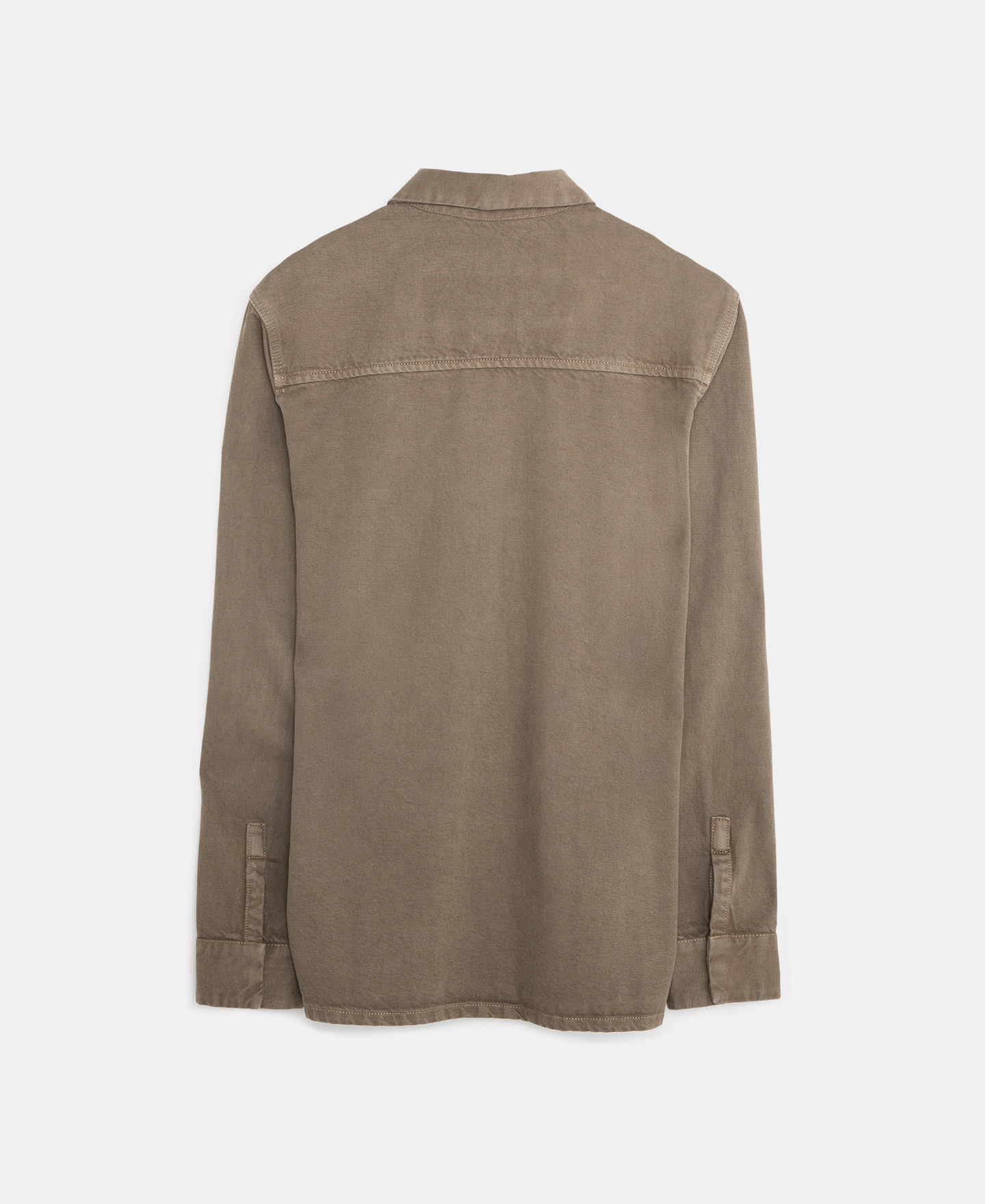 Cotton twill overshirt image number 5
