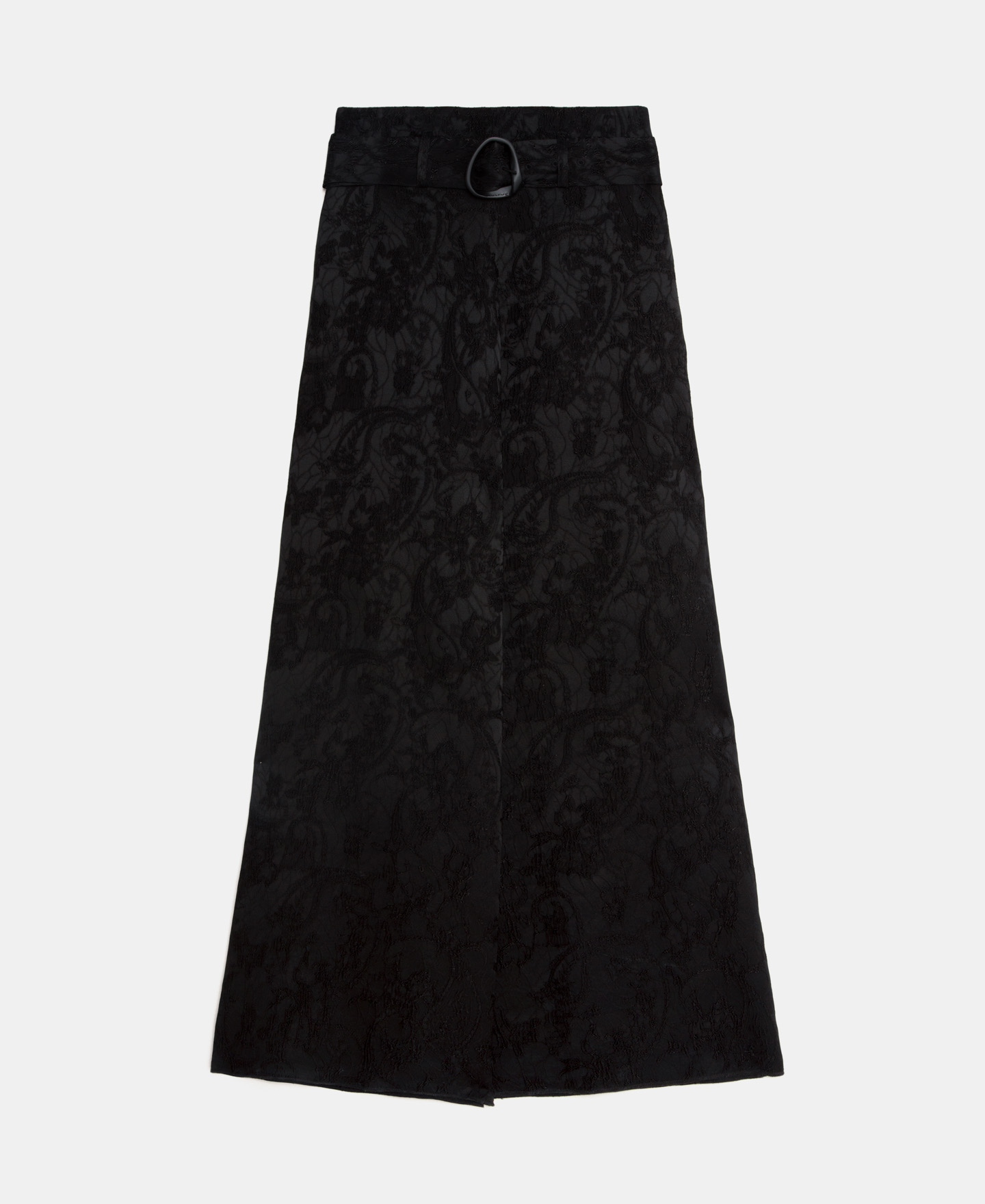 Jacquard palazzo trousers image number 4