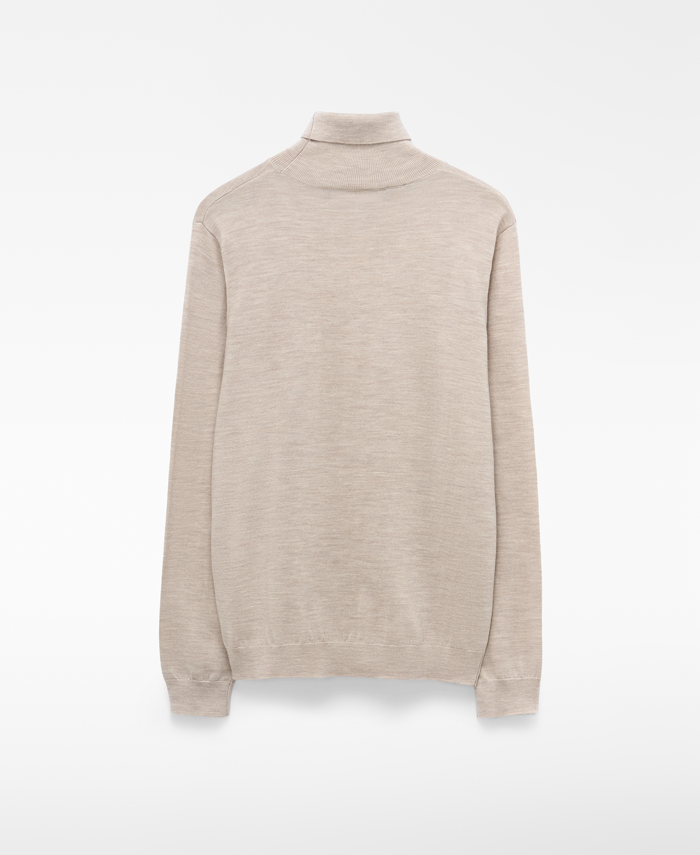 Jersey cuello cisne lana merino image number 1