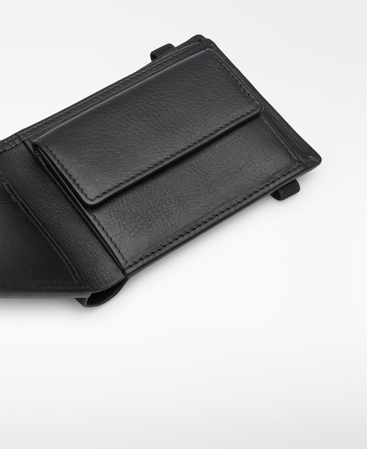 Leather fold-out wallet image number 1