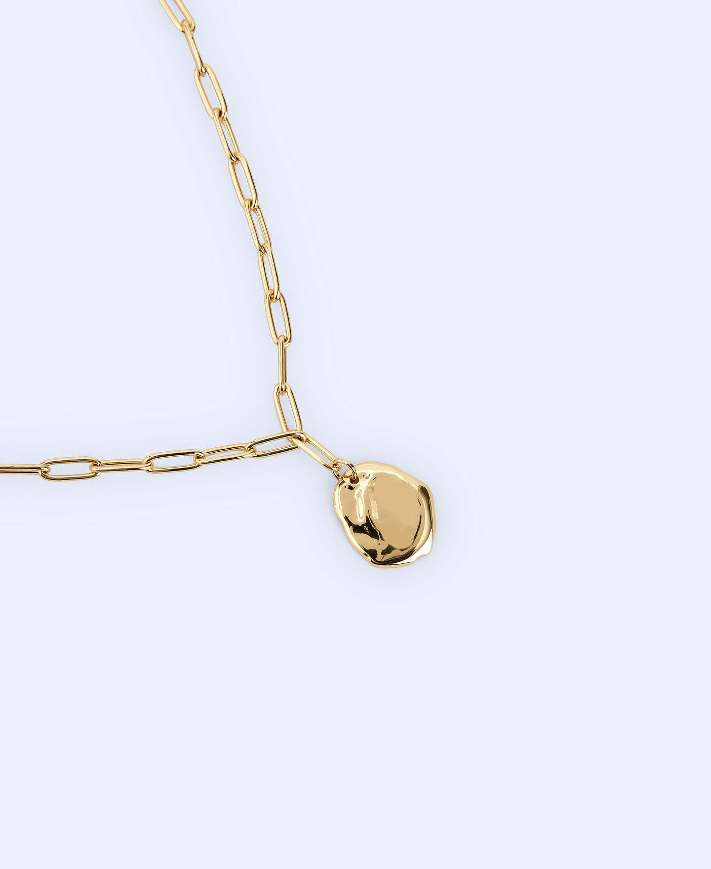 Signature metal link necklace image number 1