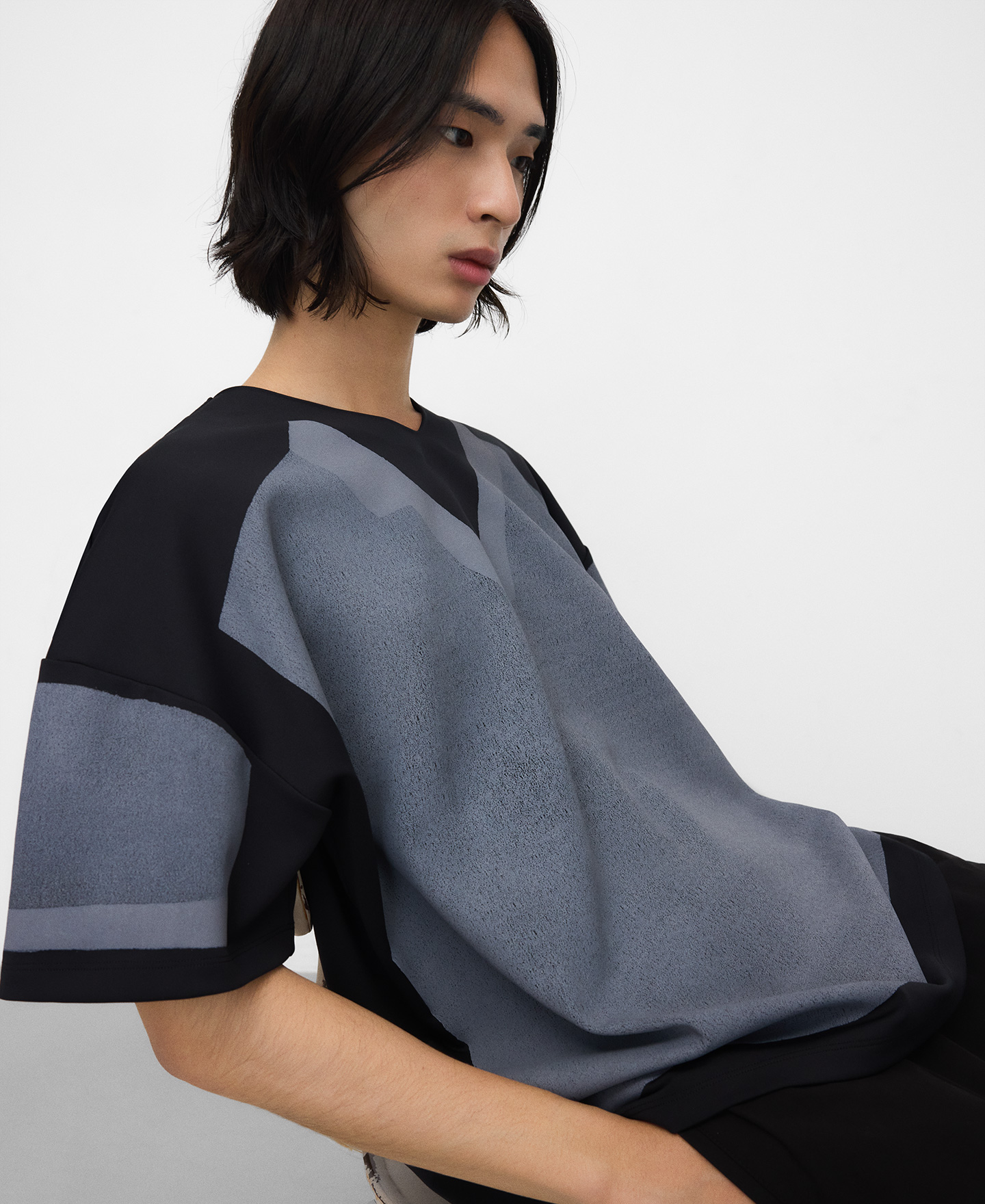 Camiseta oversize panel frontal image number 0