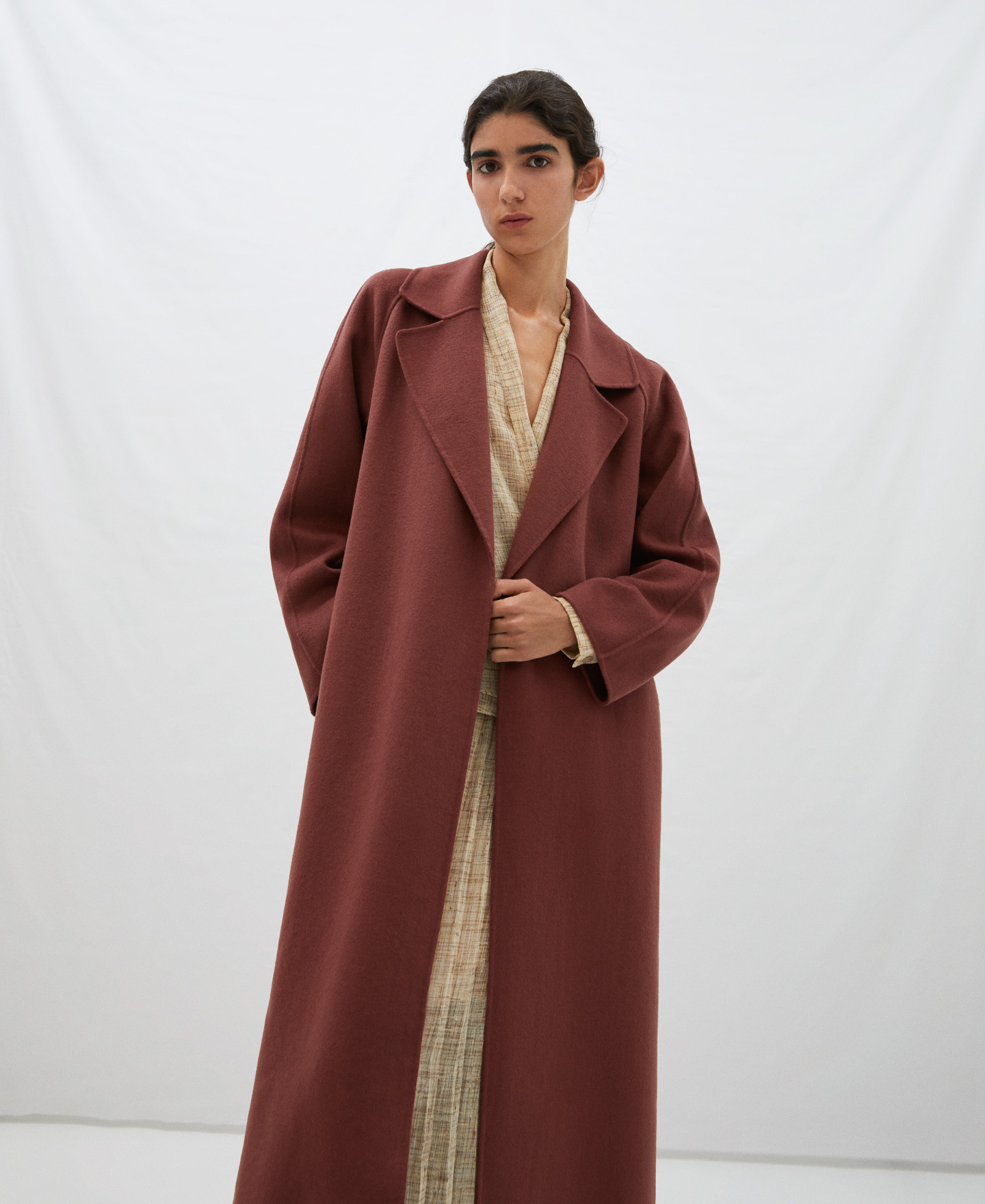 Merino wool travel coat image number 0