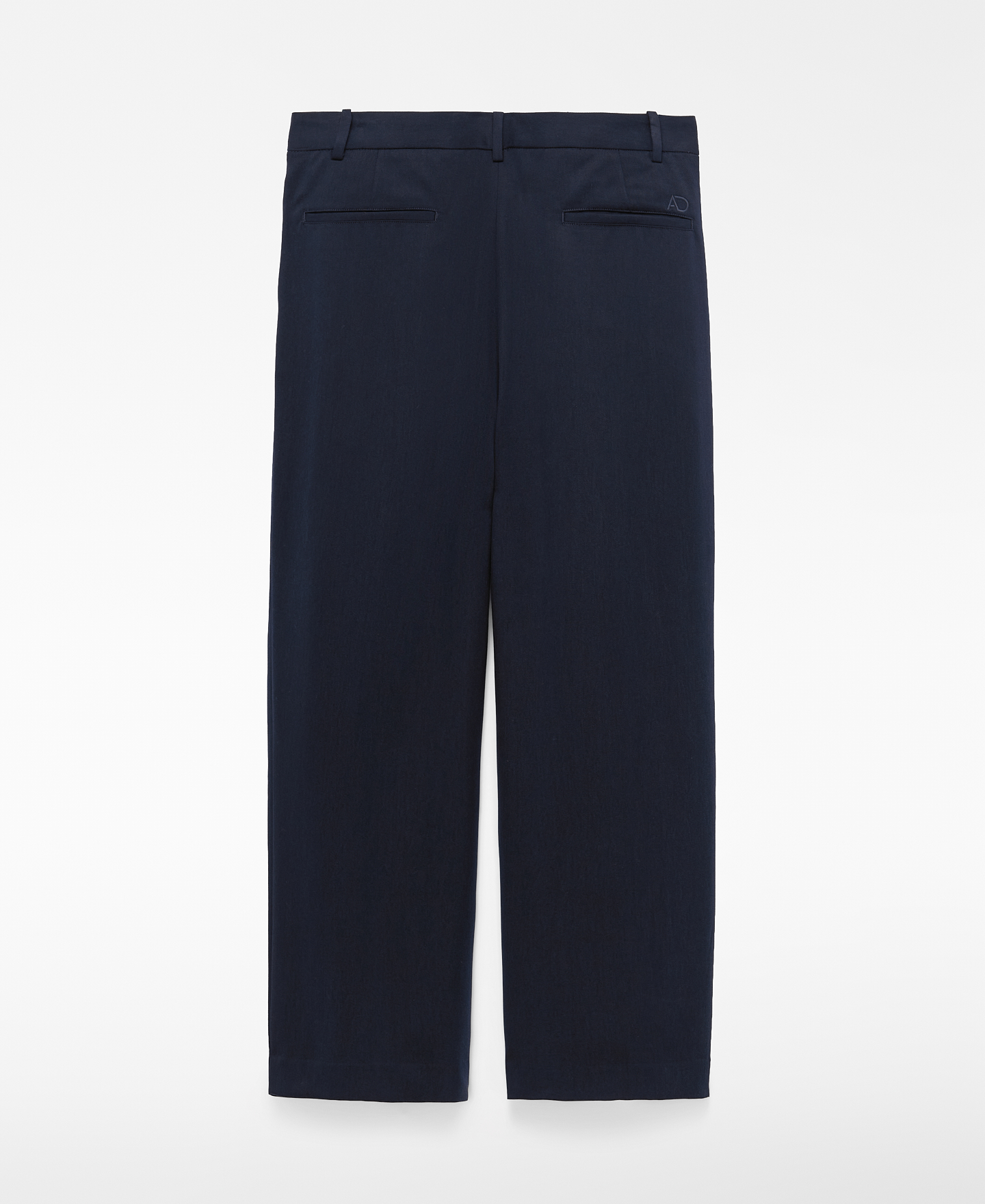 Cotton pleated barrel fit trousers image number 1