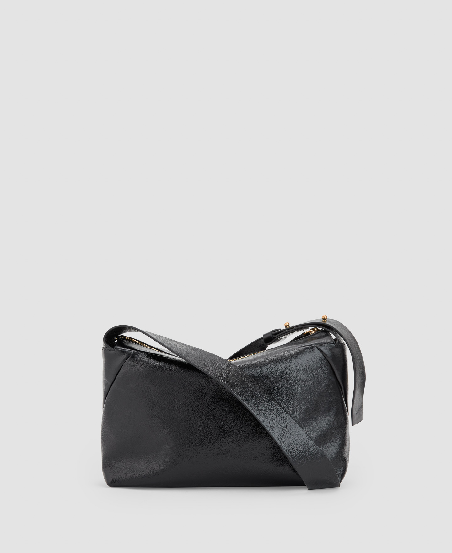 Responsible leather shoulder bag image number 1