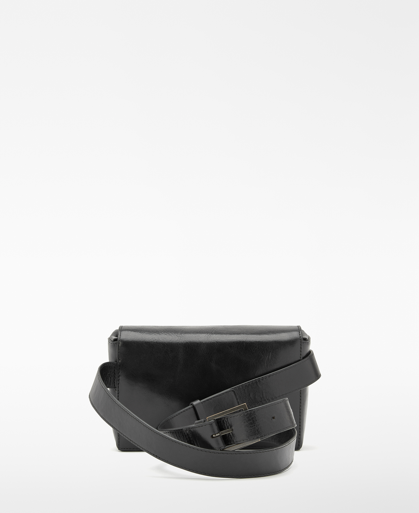Leather belt bag image number 1